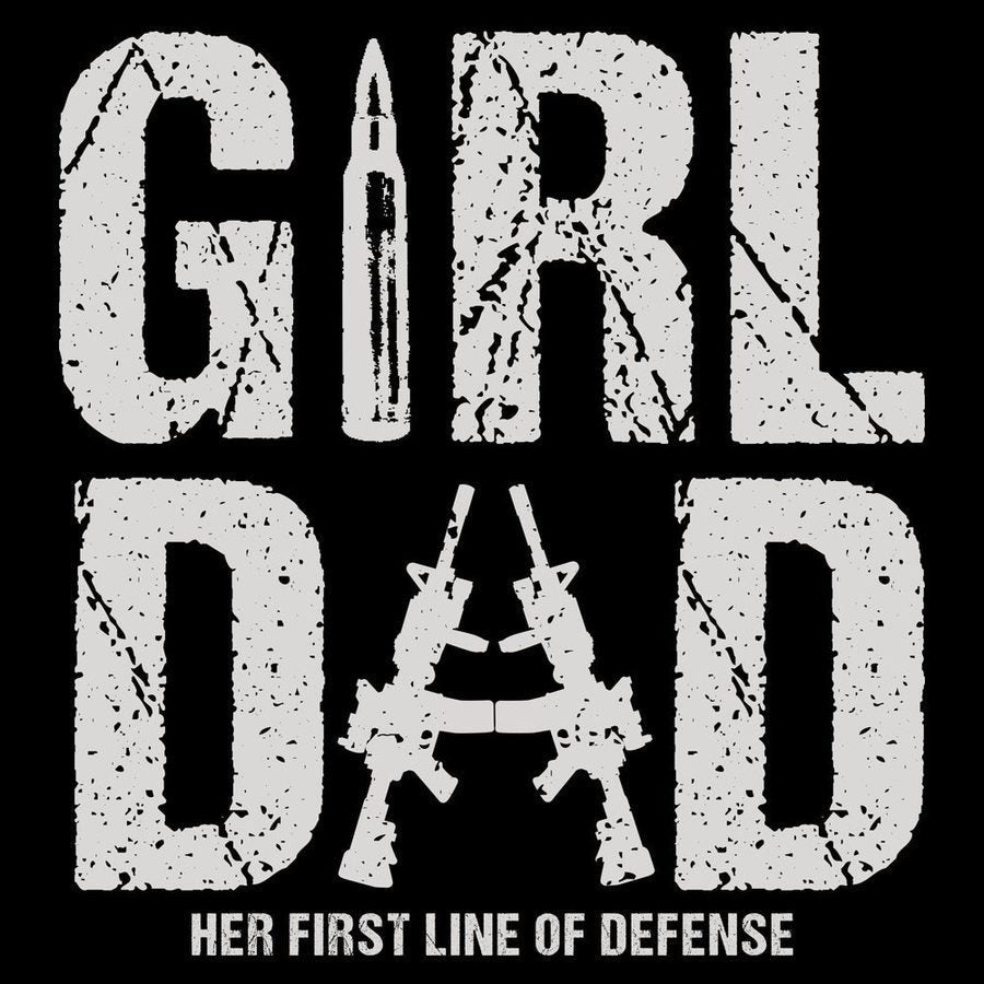 Girl Dad T-Shirt - Black