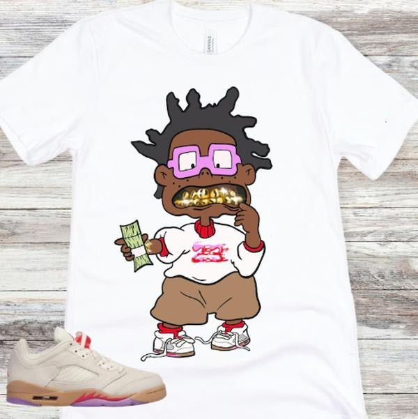 5 Low Peanut Butter and Jelly Sneaker Match Shirt, Pale Ivory Fusion Red Desert Rush Fuchsia Hoodie Sweatshirt