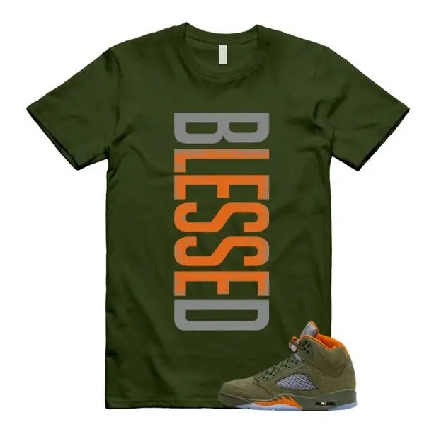 5 Olive Army Solar Orange Black Retro T Shirt Match VERTBLS Hoodie Sweatshirt | PrintMintTees.com
