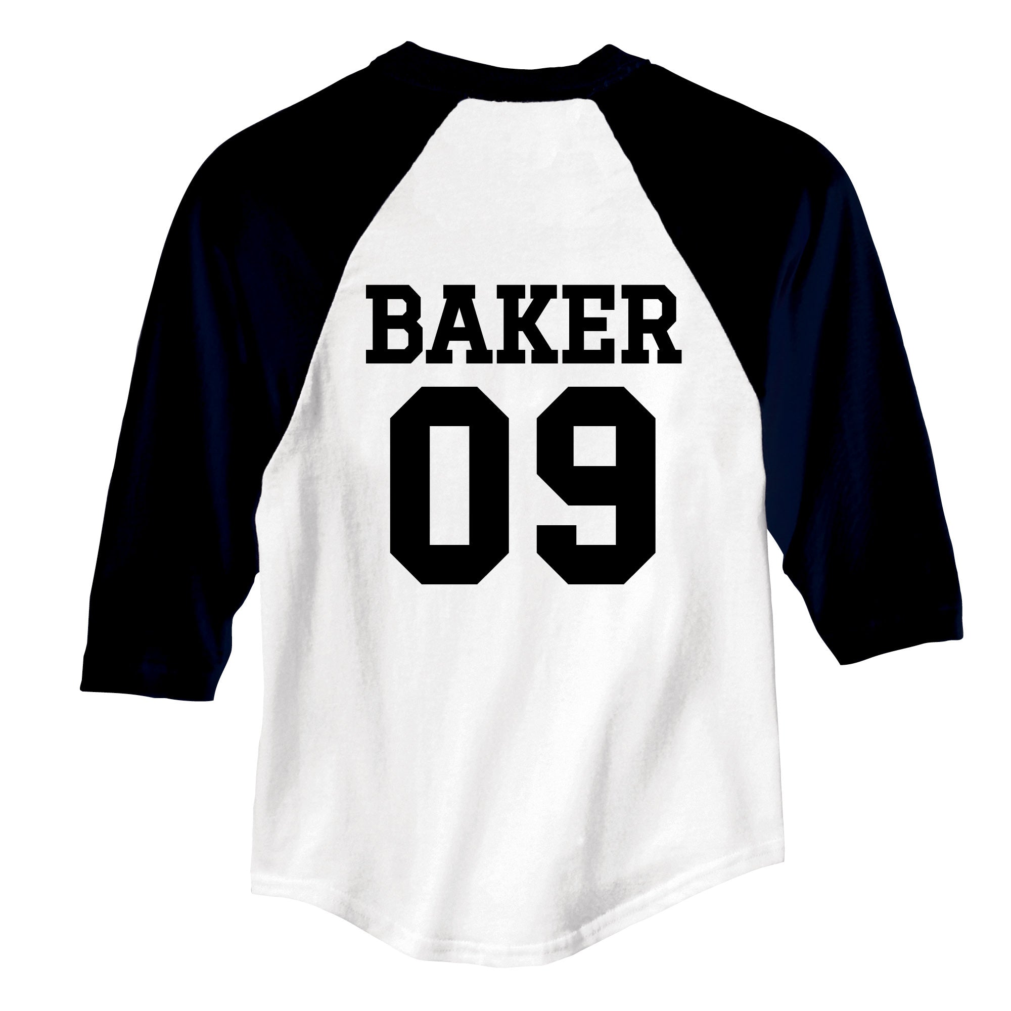Personalized Black Sports Jersey T-Shirt
