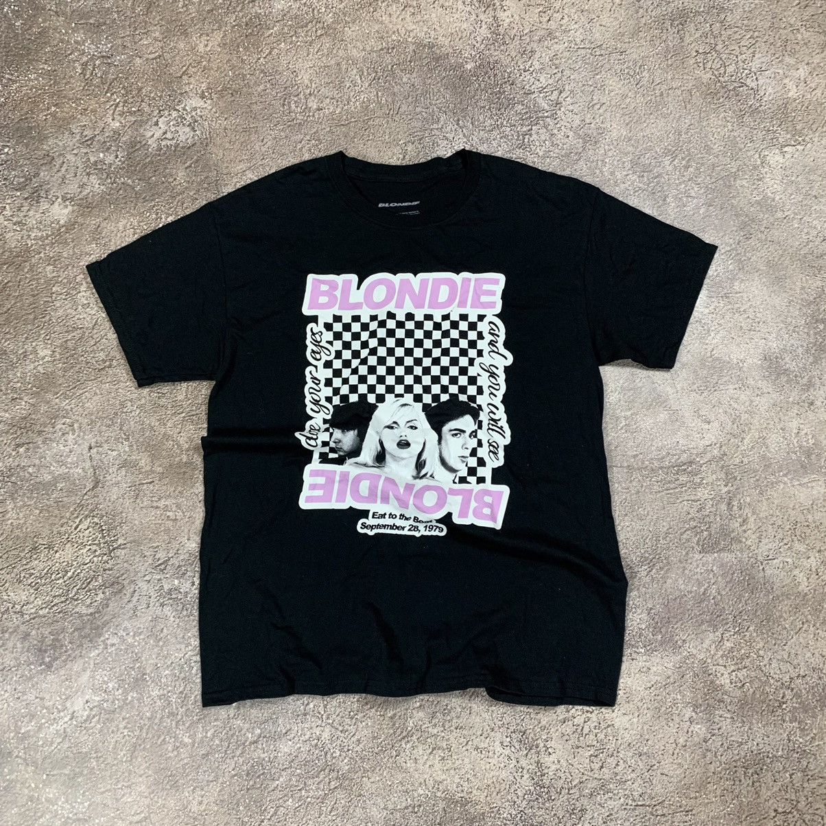 Band Tees Vintage Y2k Band Tee Blondie Photo Promo Eat To The Beat 90s Hoodie Sweatshirt | PrintMintTees.com
