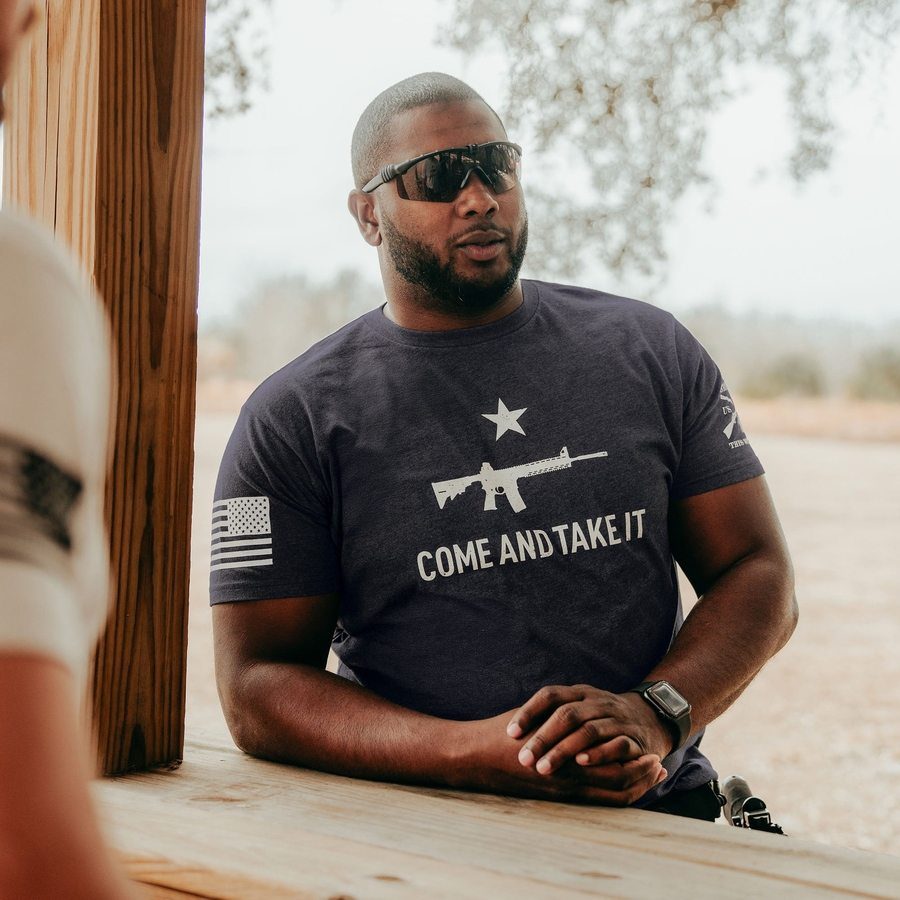 Come And Take It T-Shirt - Charcoal