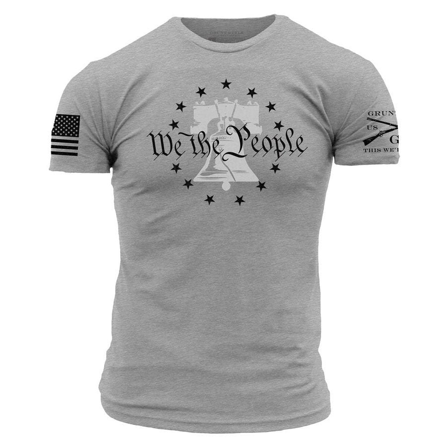 We The People T-Shirt - Dark Heather Gray