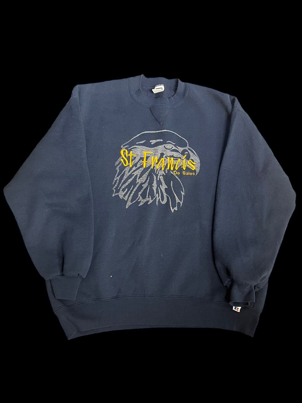 Vintage Russell Athletic Made In Usa Graphic Crewneck Xl Shirt Hoodie Sweatshirt | PrintMintTees.com