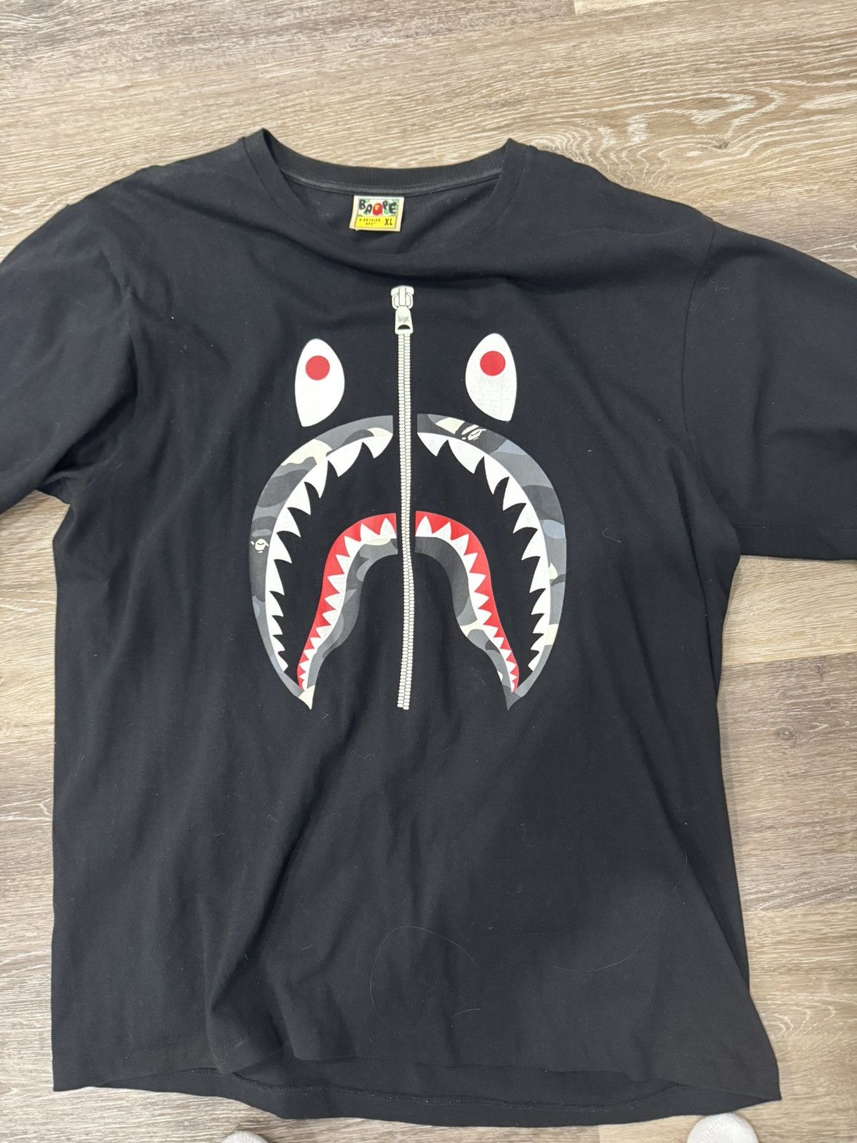 Bape Shark Tee Hoodie Sweatshirt | PrintMintTees.com