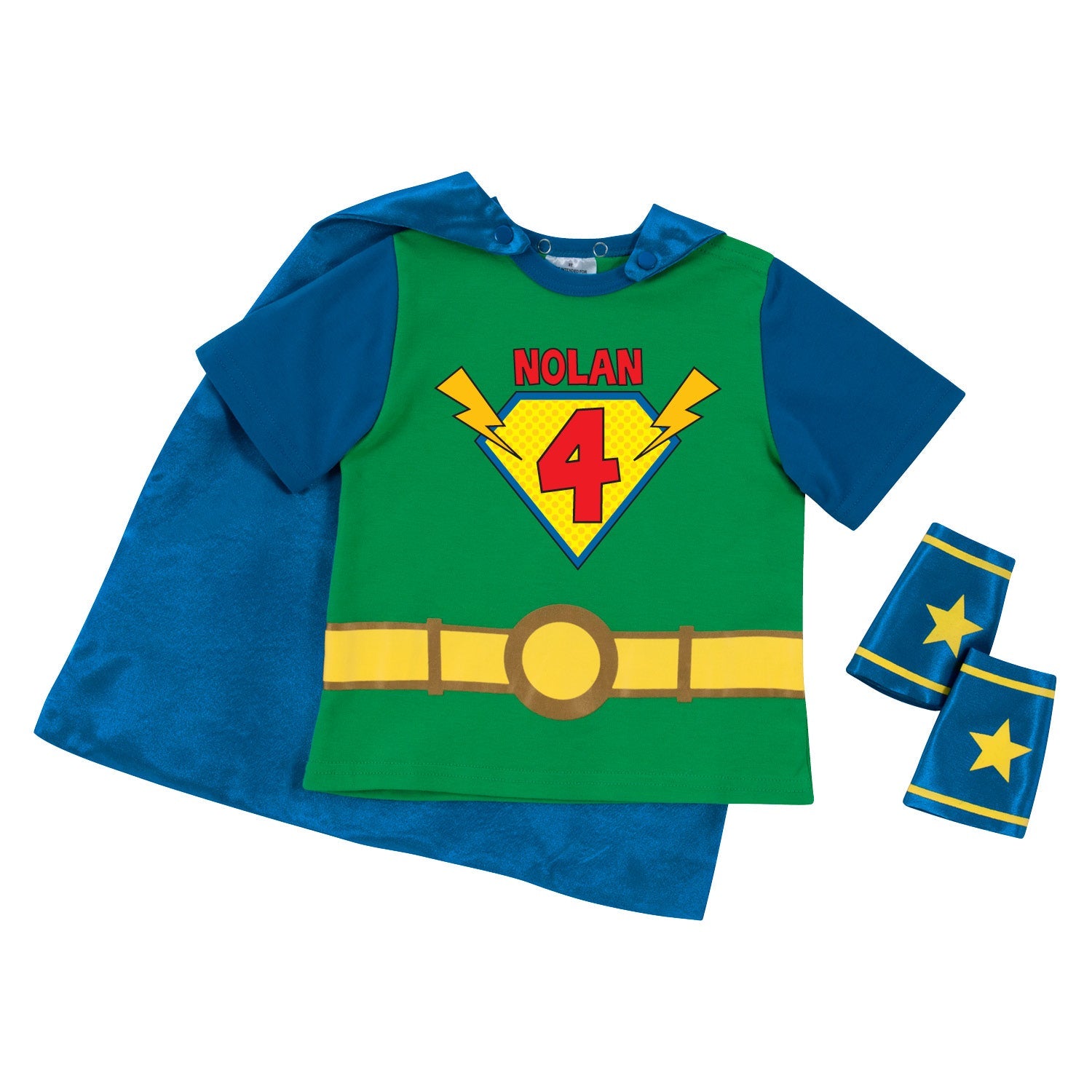 Birthday Boy Personalized Super Tee & Cuff Set