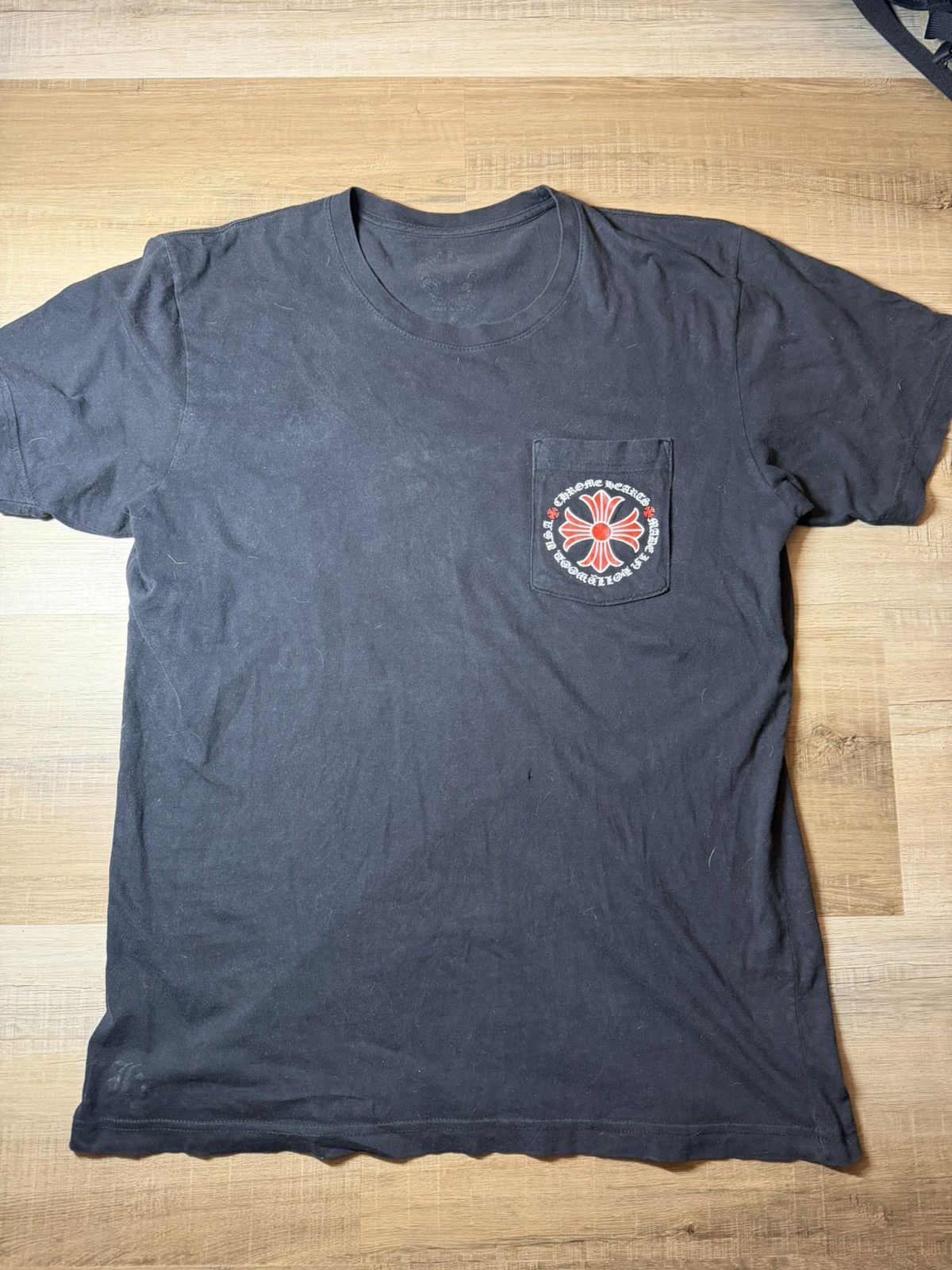 Hearts Chrome Hearts Made In Hollywood Plus Cross Tee Hoodie Sweatshirt | PrintMintTees.com
