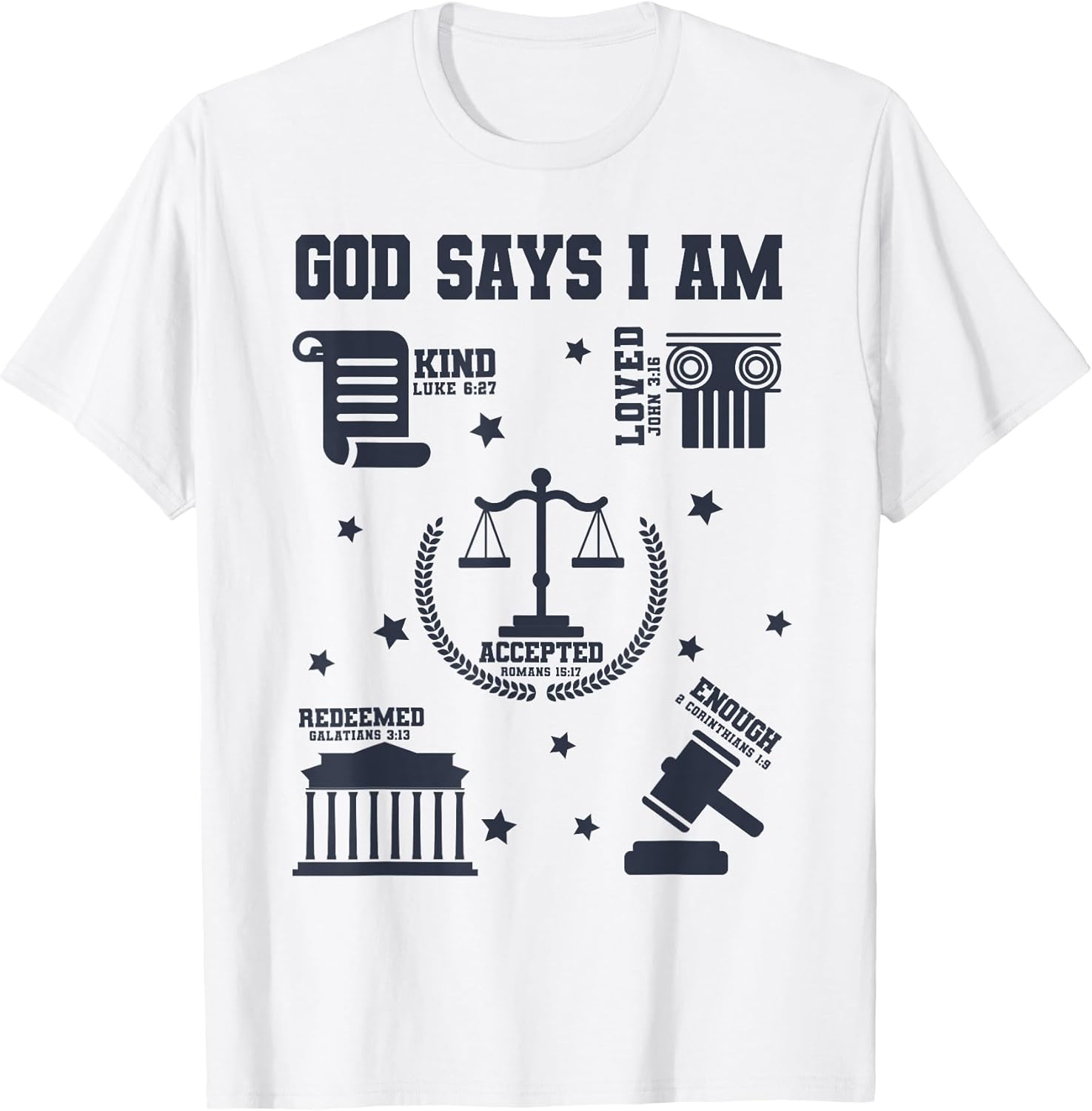 God Says I Am Lawyer Lover Christian Men Women
