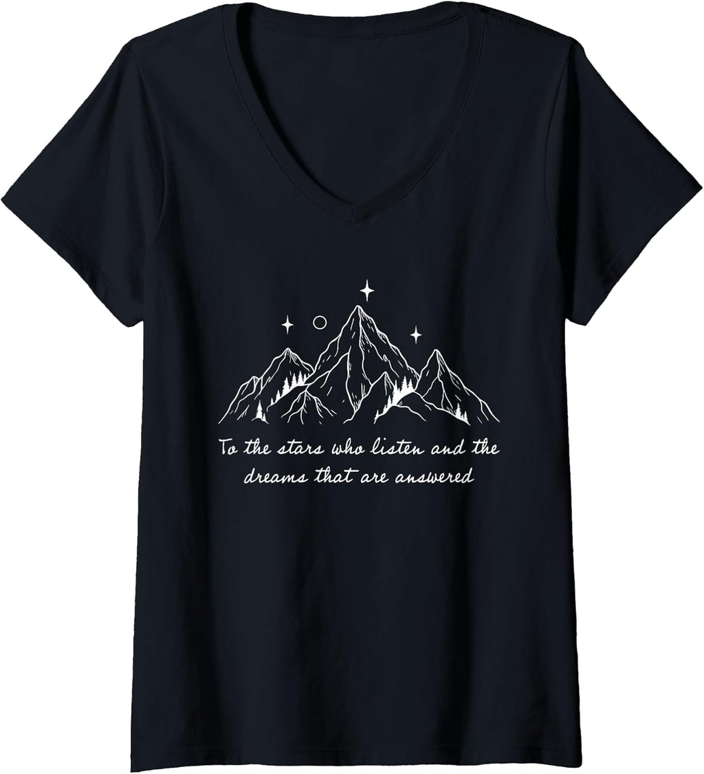 To The Stars Who Listen Book Quote Tees