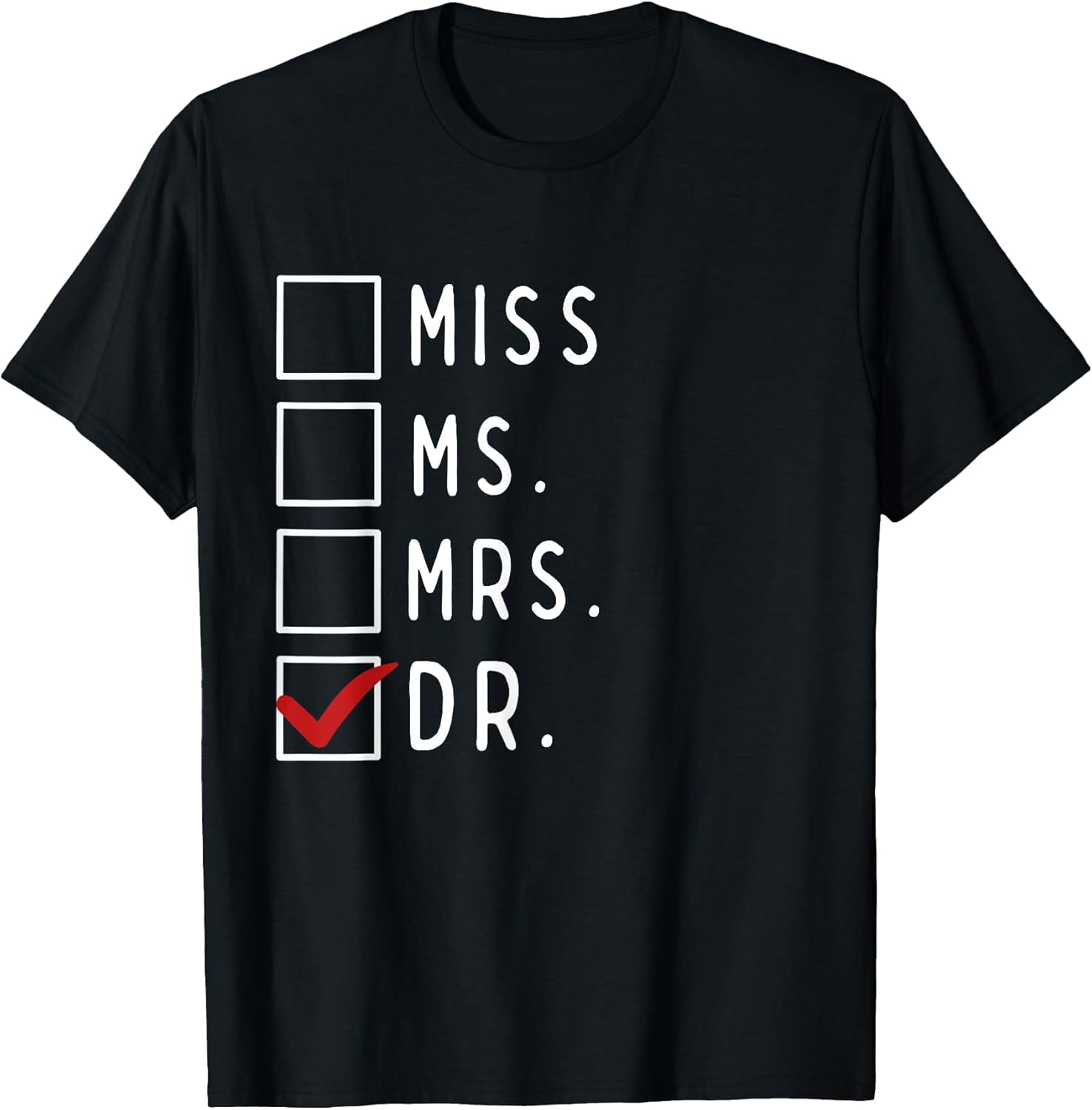 funny not miss it's actually doctor tee