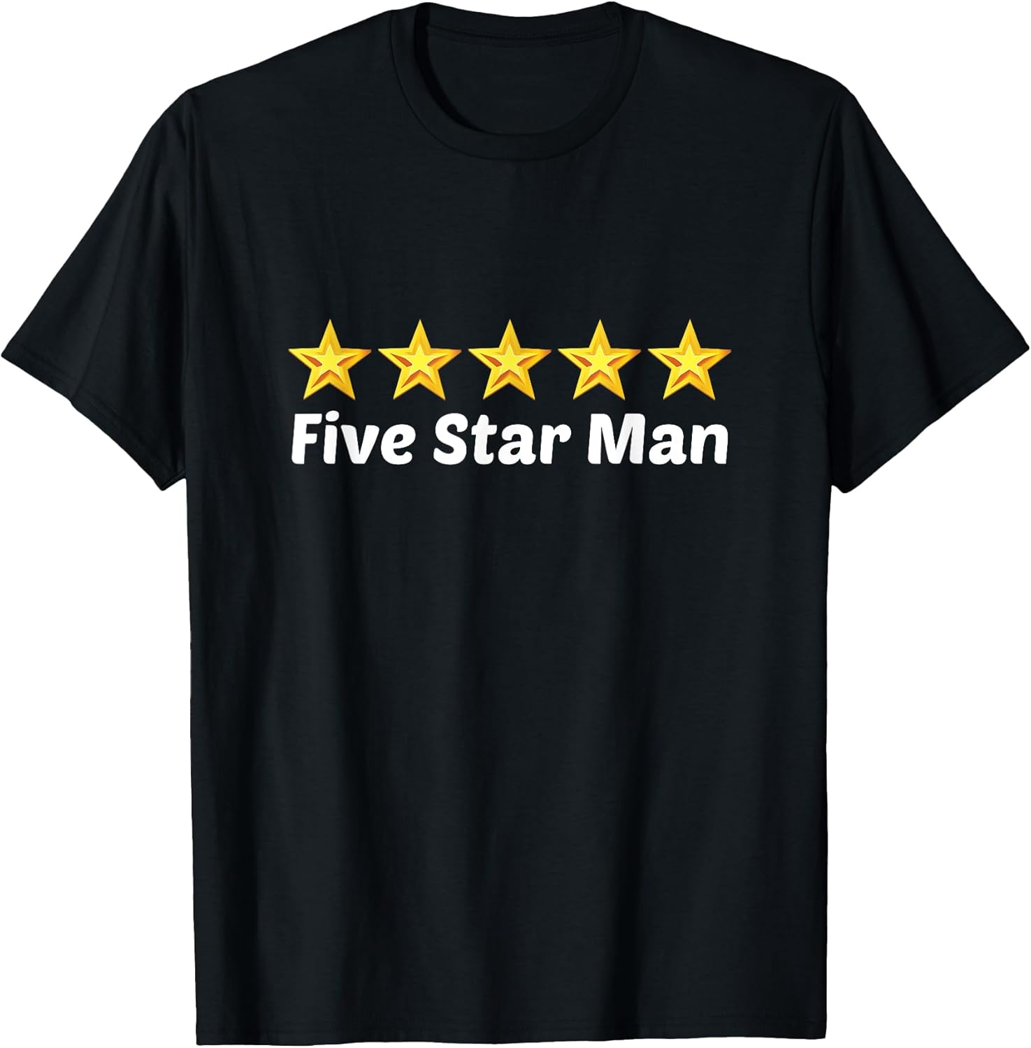 funny five star man design