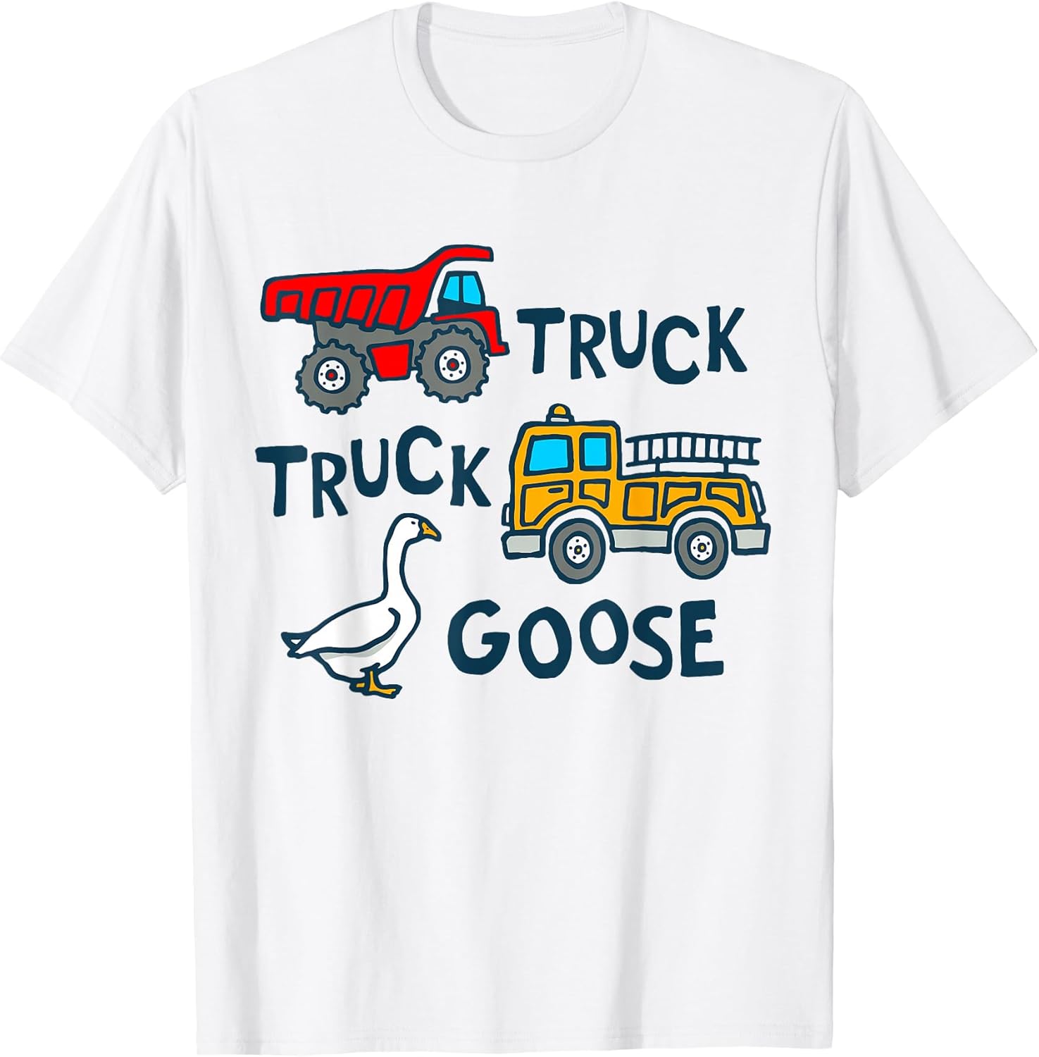 Truck Goose Funny Truck Driver Trucker Silly Goose