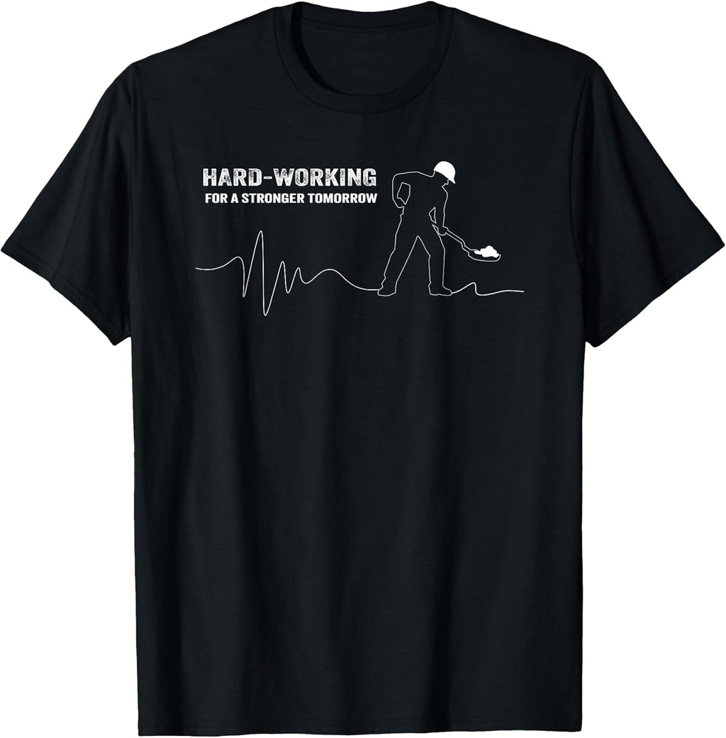 Construction Worker Hard Work, Stronger Builder Gift T-Shirt