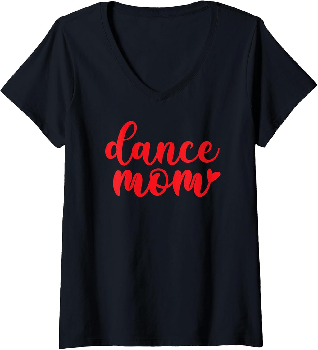 Red Dance Mom Heart Design for Women