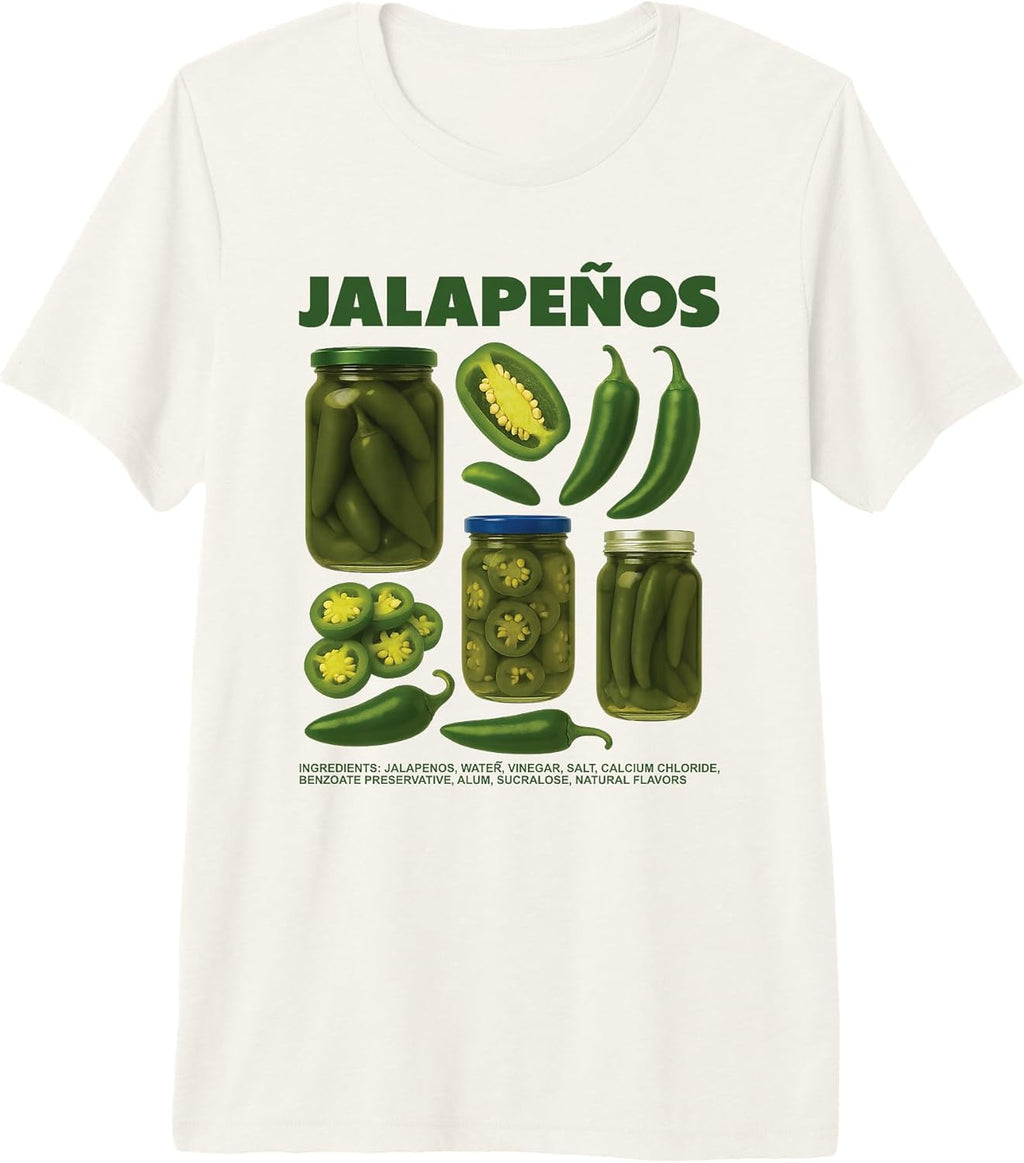 Funny Food Jalapenos Chili Pepper Kitchen Art