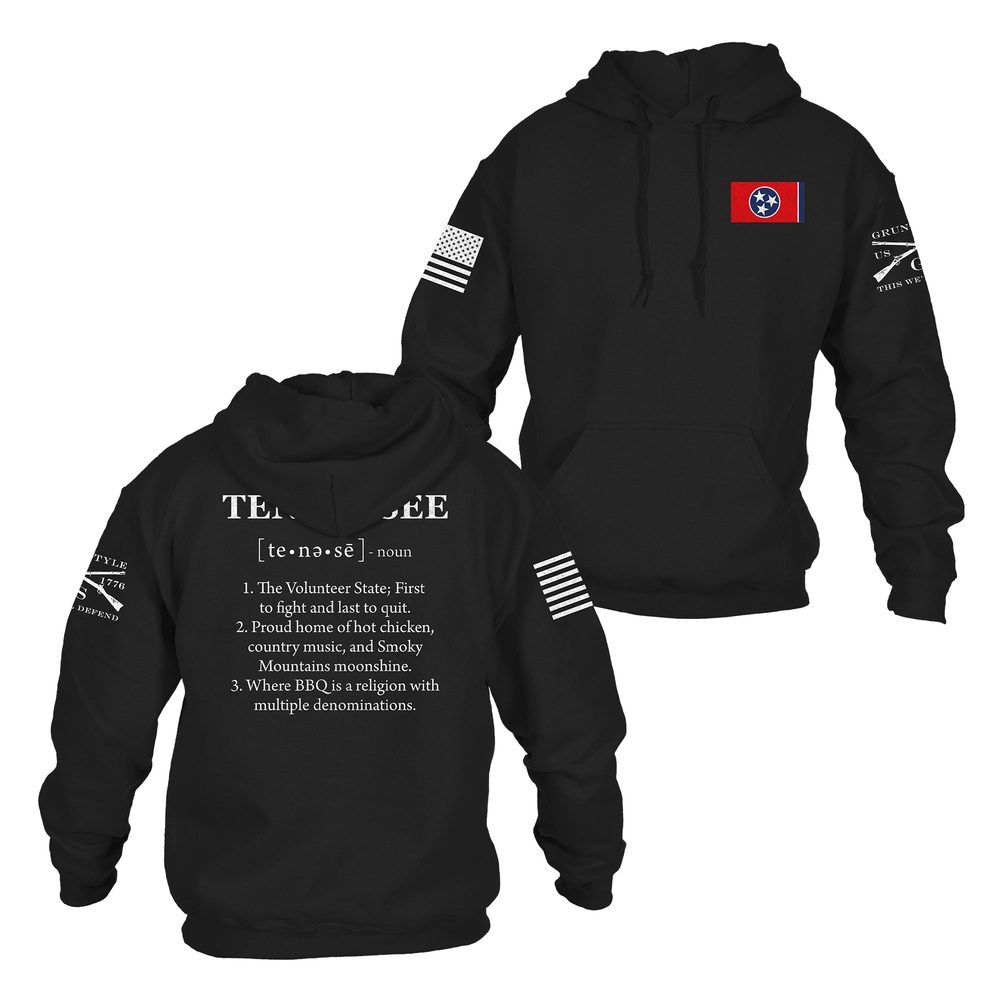 Tennessee Defined Hoodie - Black