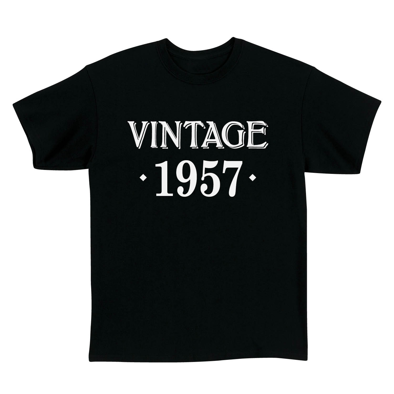 Vintage Personalized Black T-Shirt