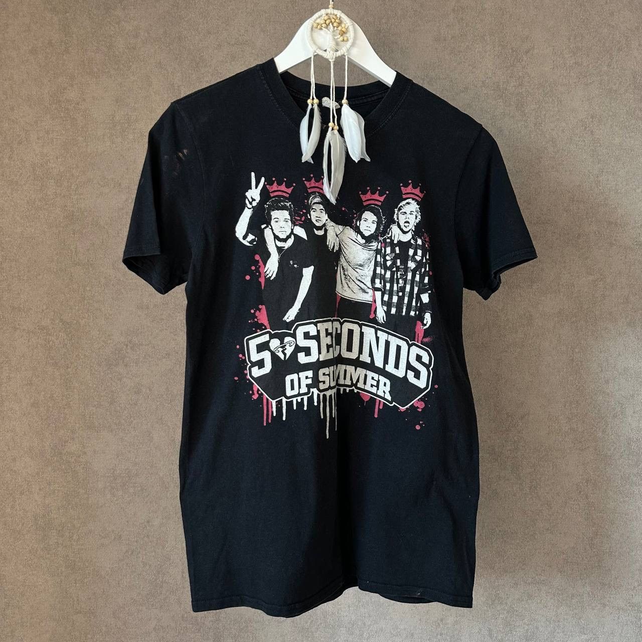 Band Tees Vintage 5 Second Of Summer T Shirts Band Rock Y2k 00s Hoodie Sweatshirt | PrintMintTees.com