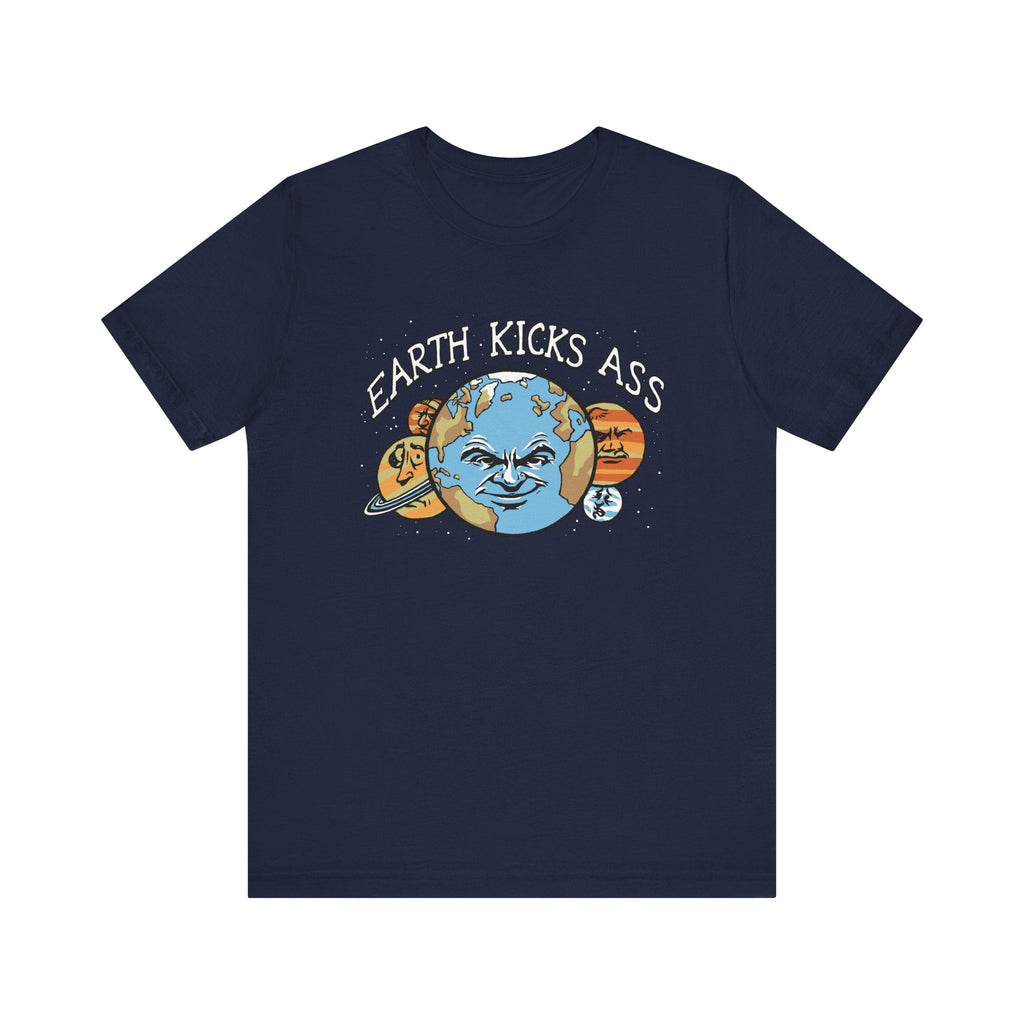 Earth Kicks Ass - Men's T-Shirt