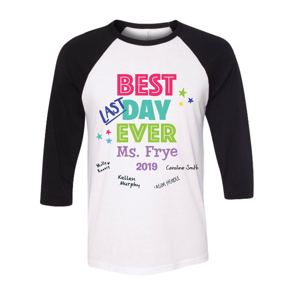 Best Last Day Ever Autograph Adult Sports Jersey