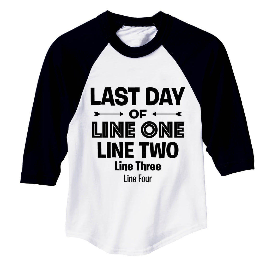 Last Day of School Autograph Youth Sports Jersey