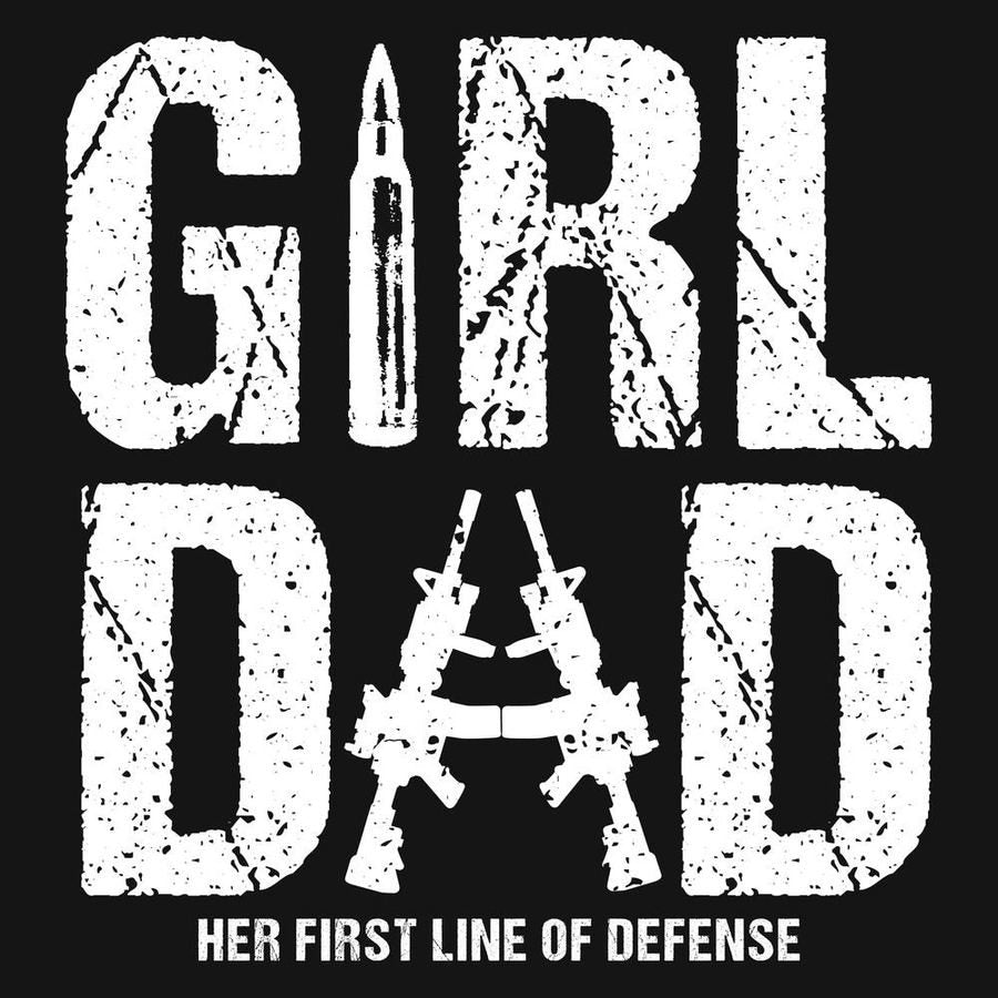 Girl Dad Hoodie - Black