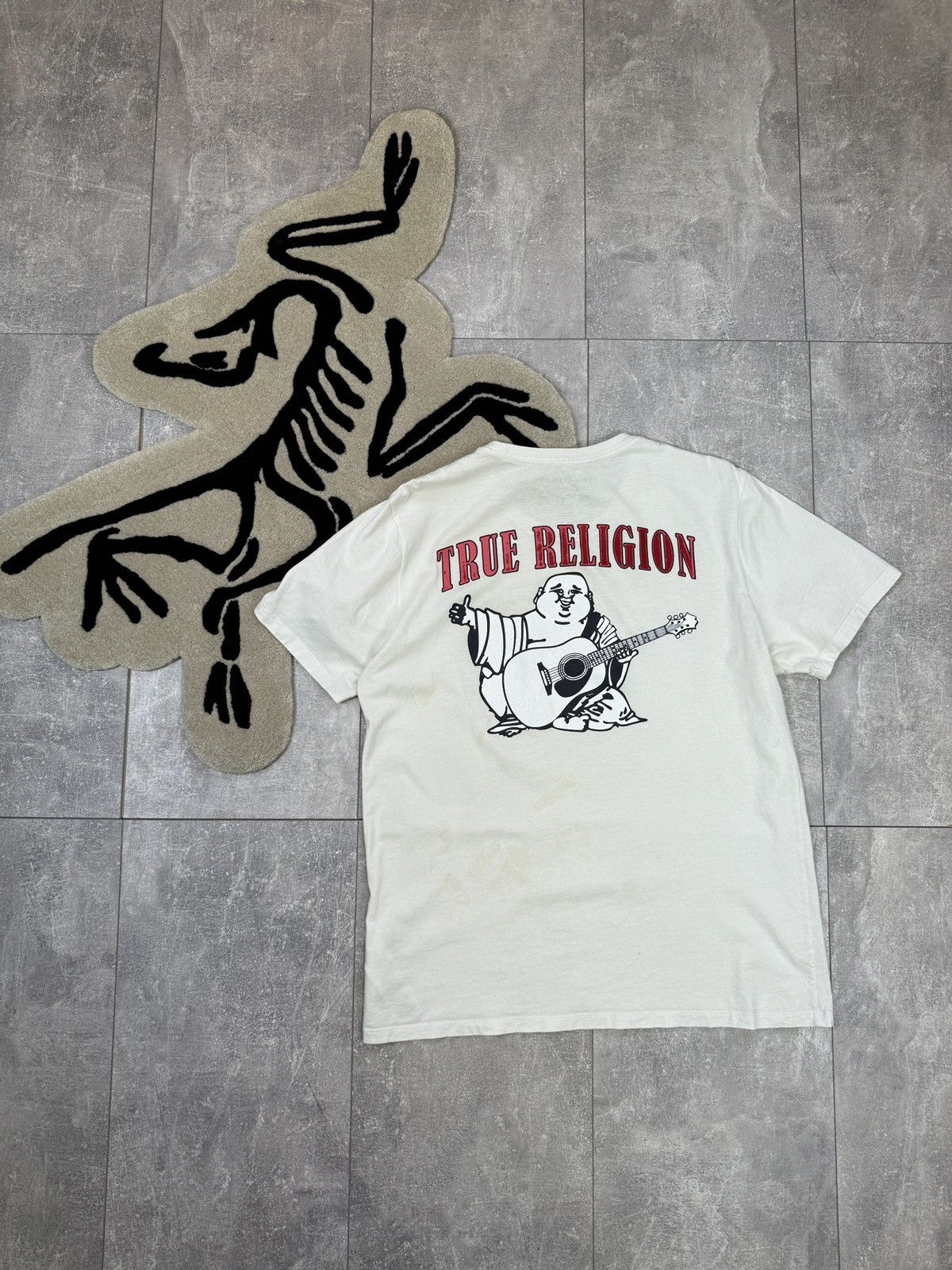 True Religion X Vintage Mens Vintage Distressed True Religion T Shirt Rare Y2k Tee Hoodie Sweatshirt | PrintMintTees.com