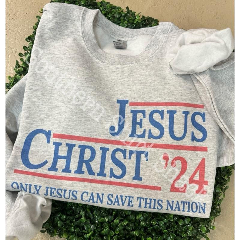 Jesus Christ 24/7 Sweatshirt | Jesus Sweatshirt | Christian Sweatshirt jesus shirt Hoodie | PrintMintTees.com