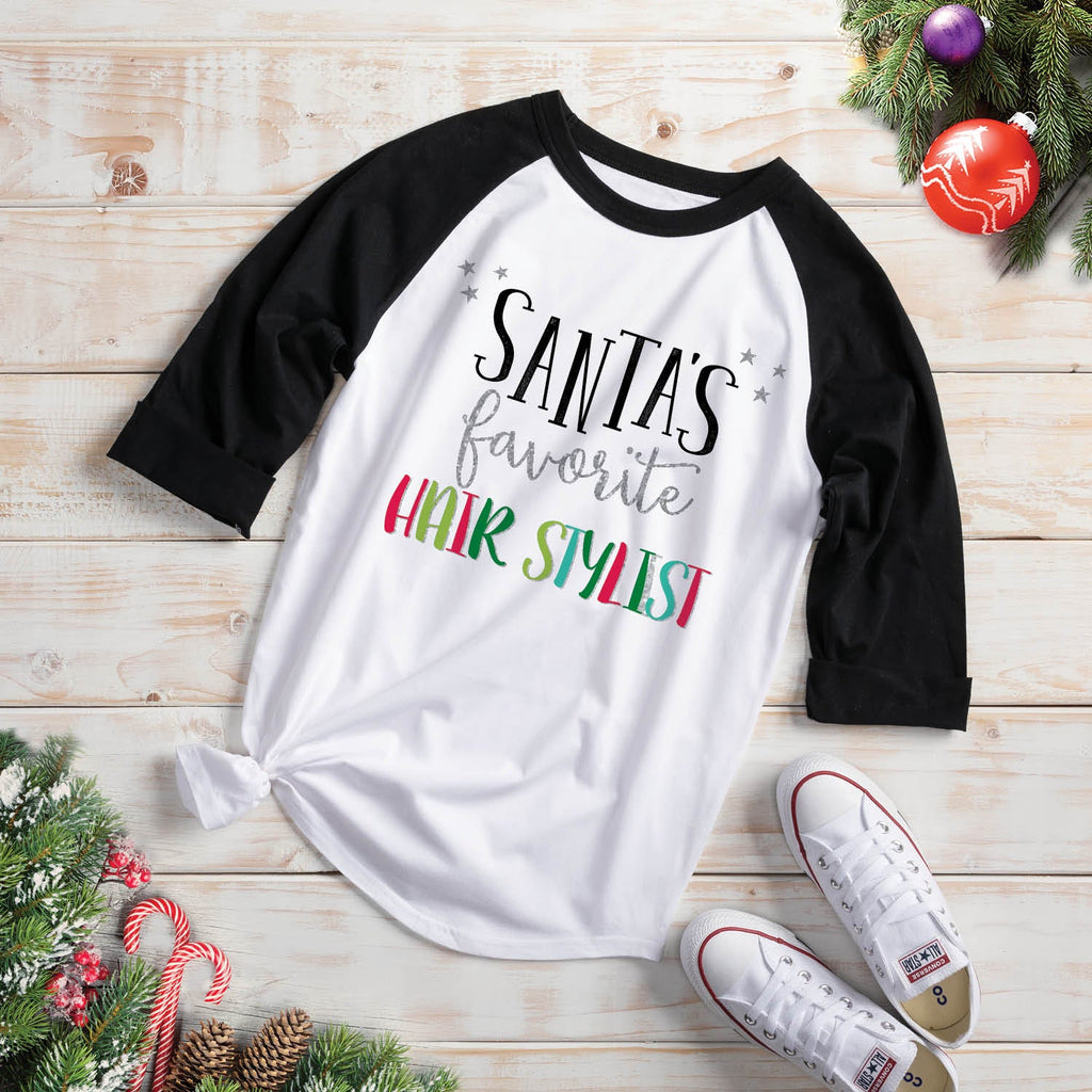 Santa's Favorite Hair Stylist Sports Jersey