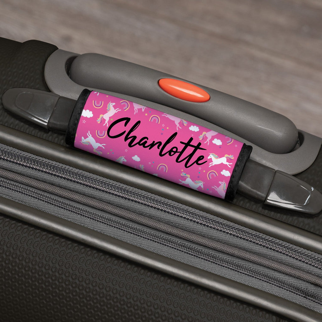 Unicorn Pattern Personalized Luggage Handle Wrap