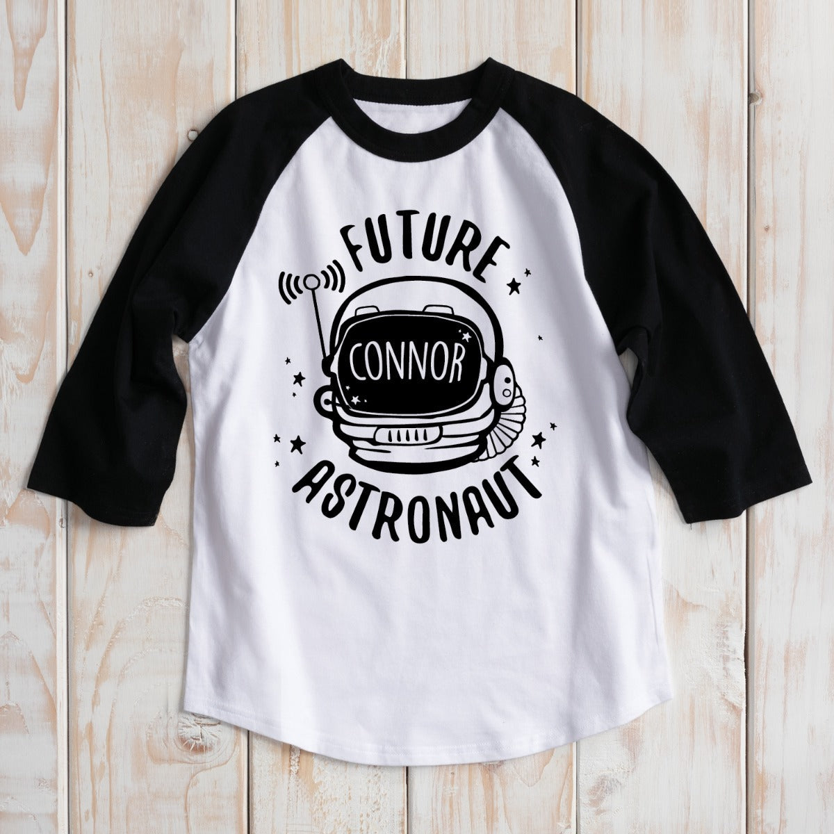 Future Astronaut Personalized Black Sports Jersey