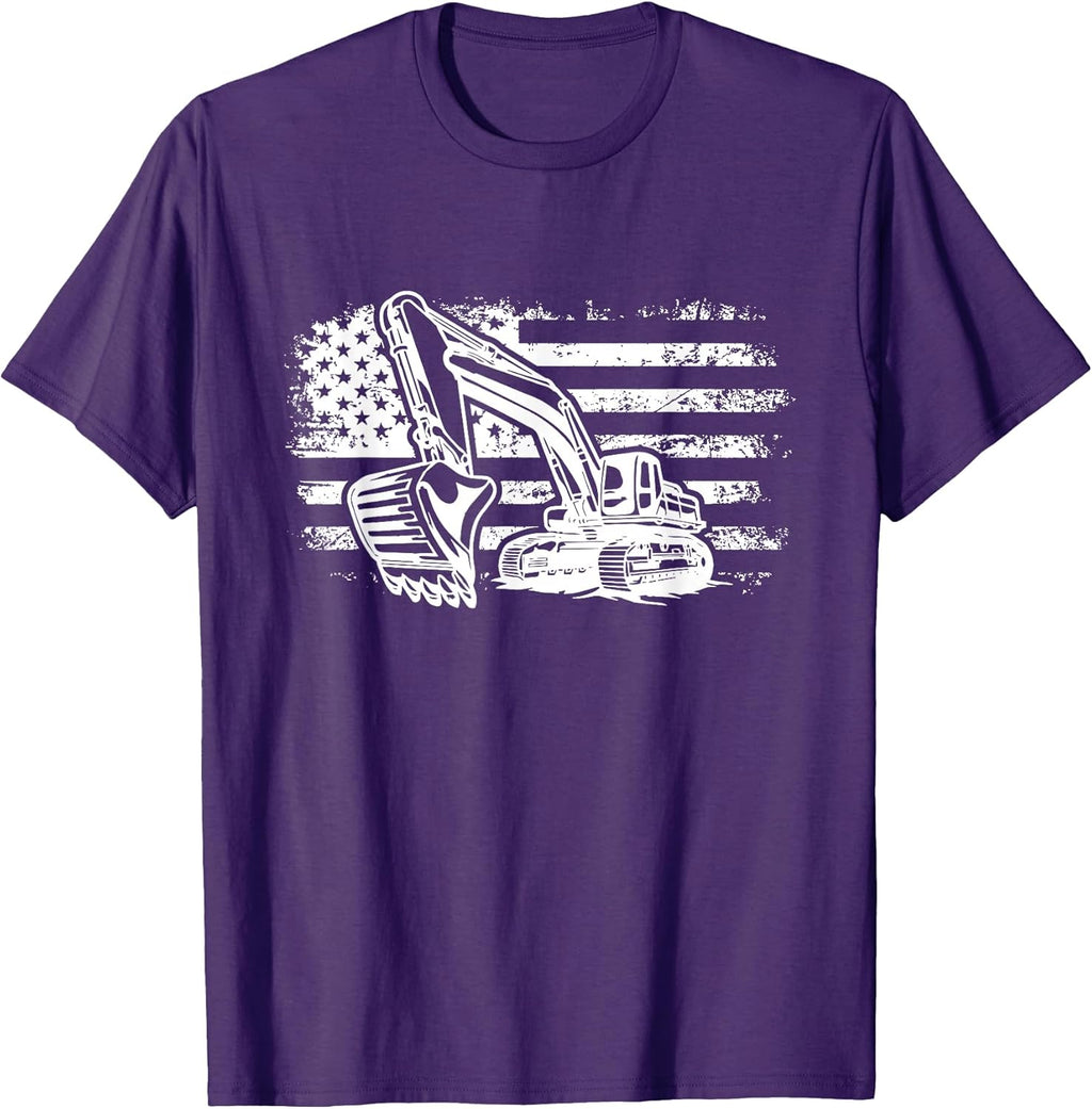 Funny Excavating Heavy Equipment Operator Excavator T-Shirt
