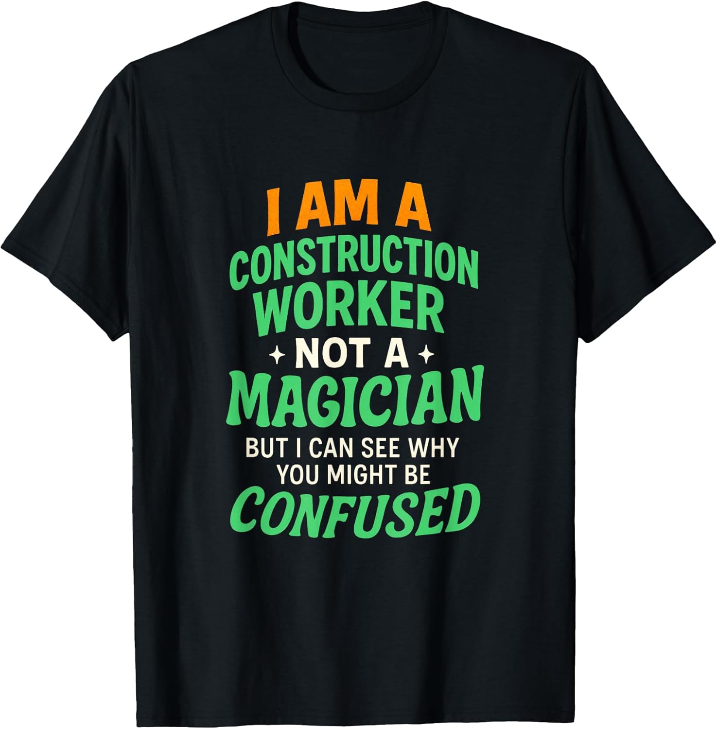 I AM A Construction Worker - Funny Job Quote T-Shirt