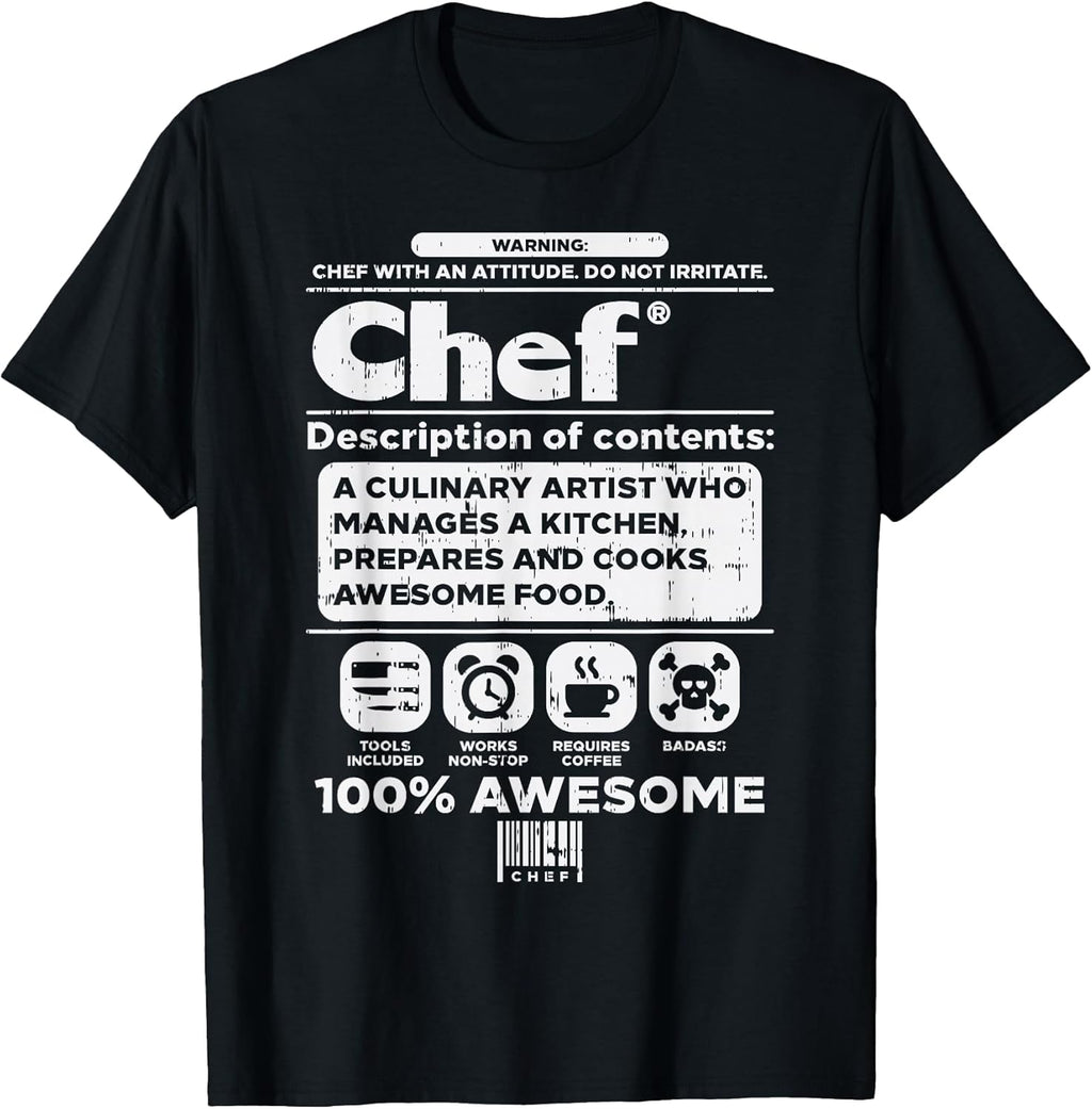 BoredKoalas Chef Shirts Cooking Baking Gifts