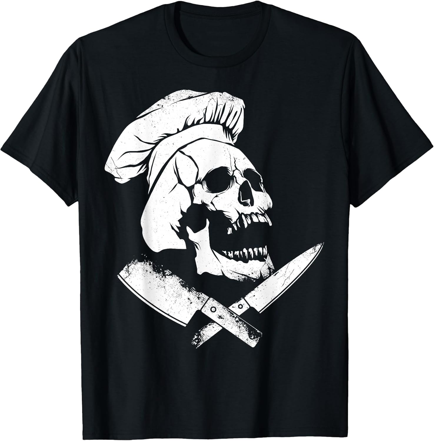 Chef Knife Skull Gangster Shirt For Men and Women
