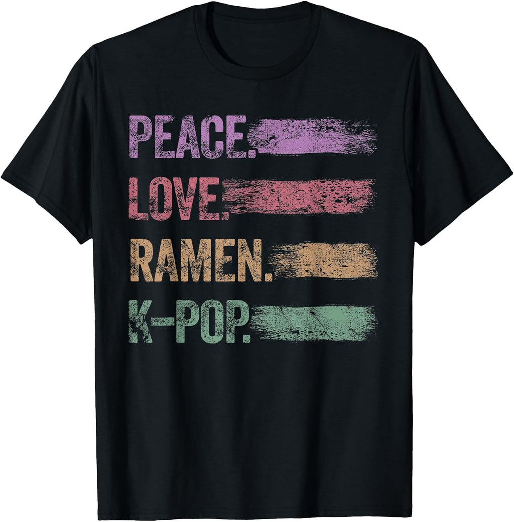 K-Pop Music Merch and Ramen Noodles