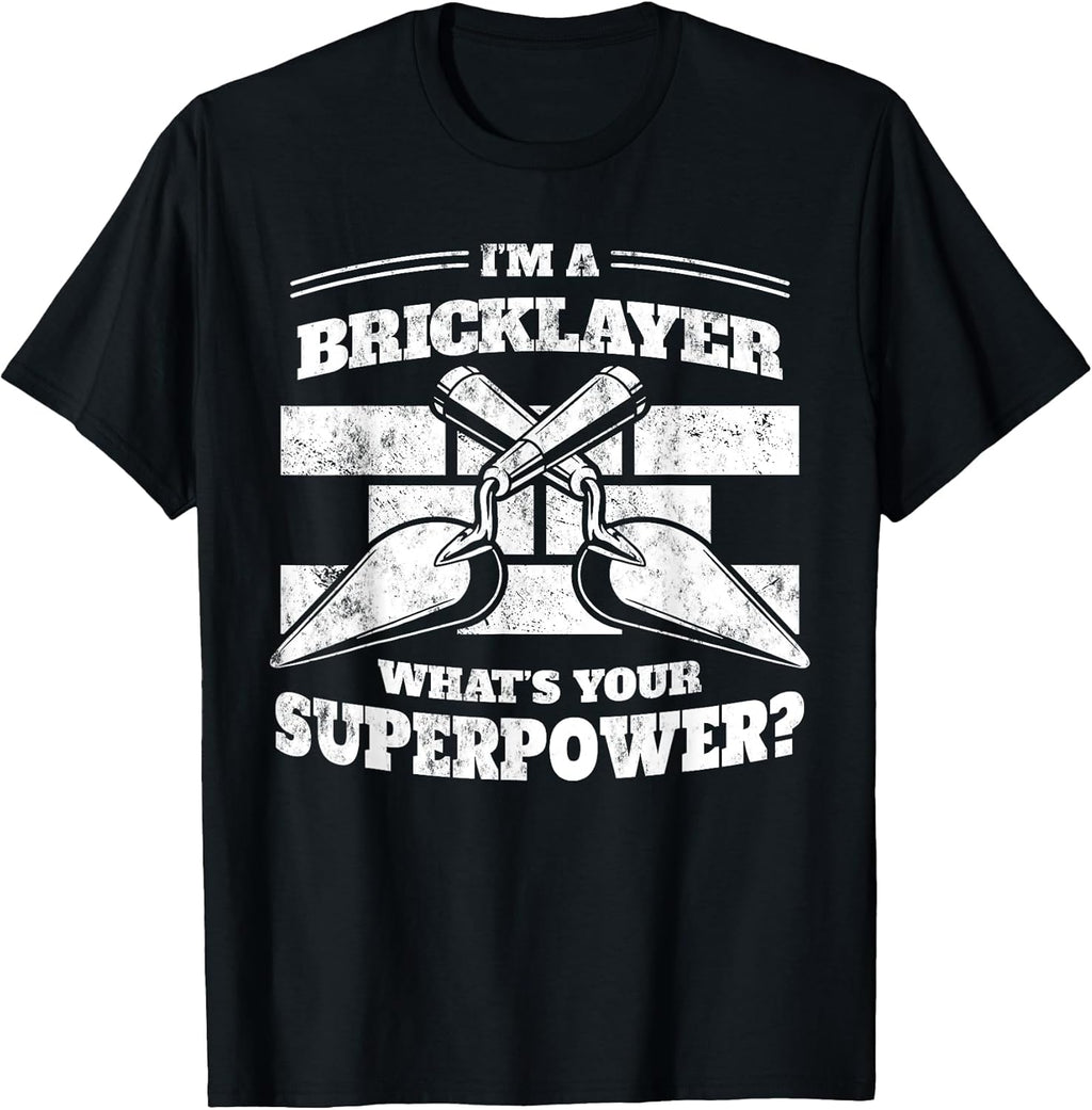 Bricks and Shovel Construction Funny Worker T-Shirt