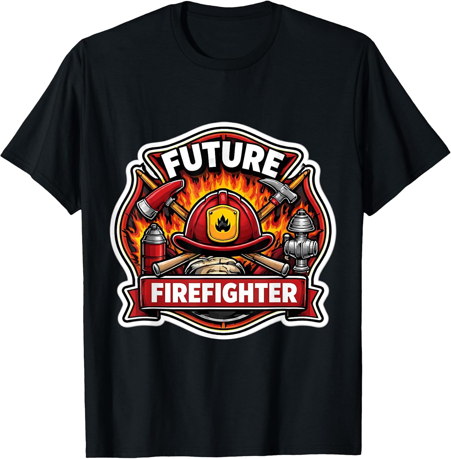 Future Firefighter Fireman Boys Kids Child Merch