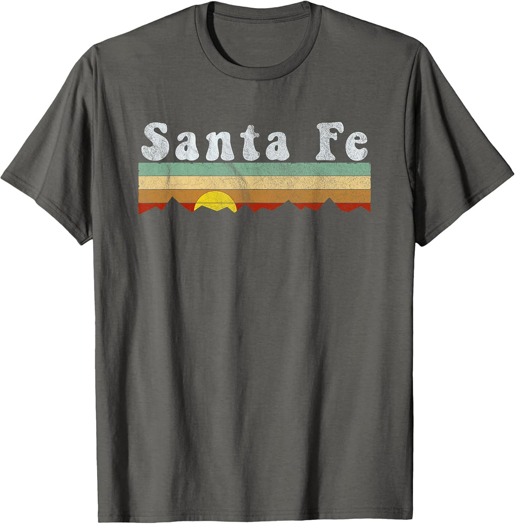 Vintage Santa Fe Retro T Shirts