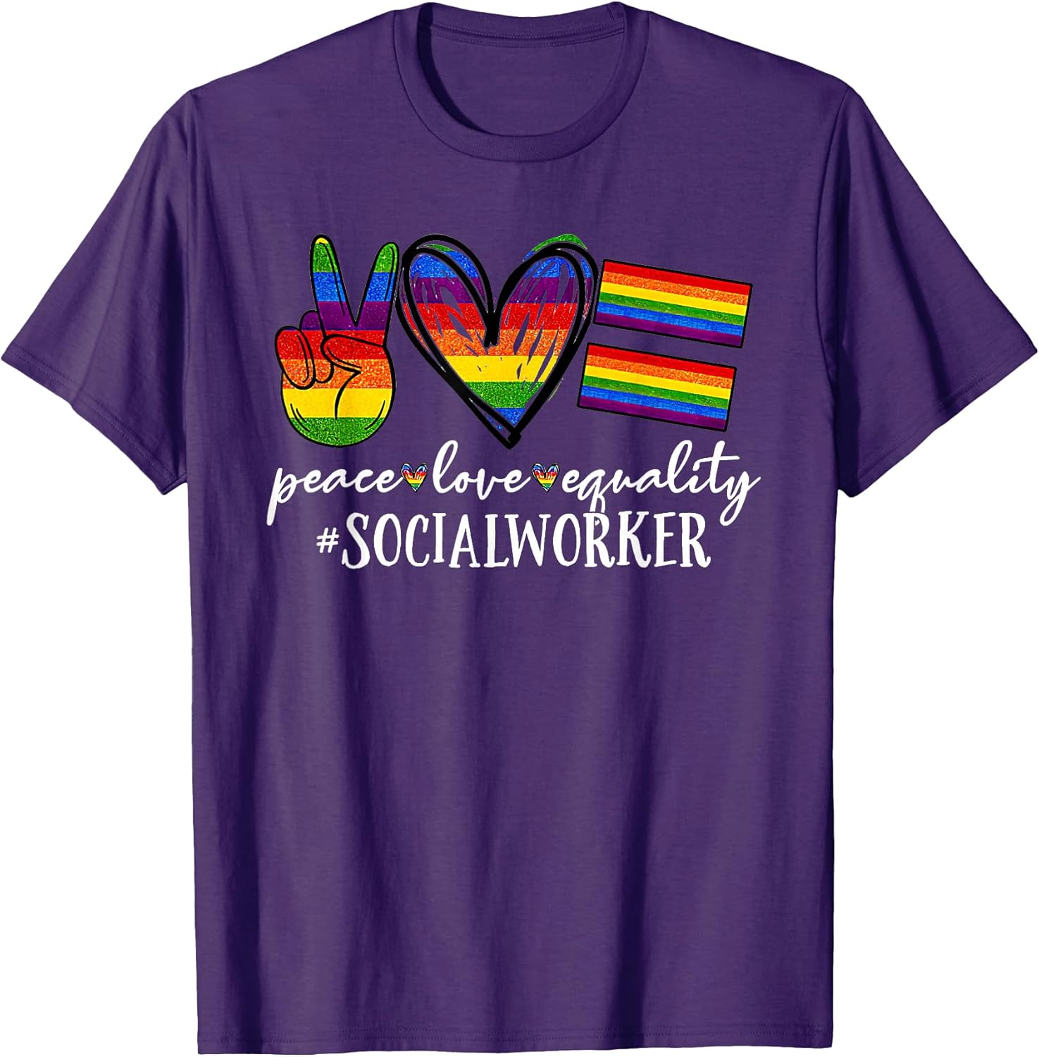 LGBT Nurse Life Peace Love Equality By Merch