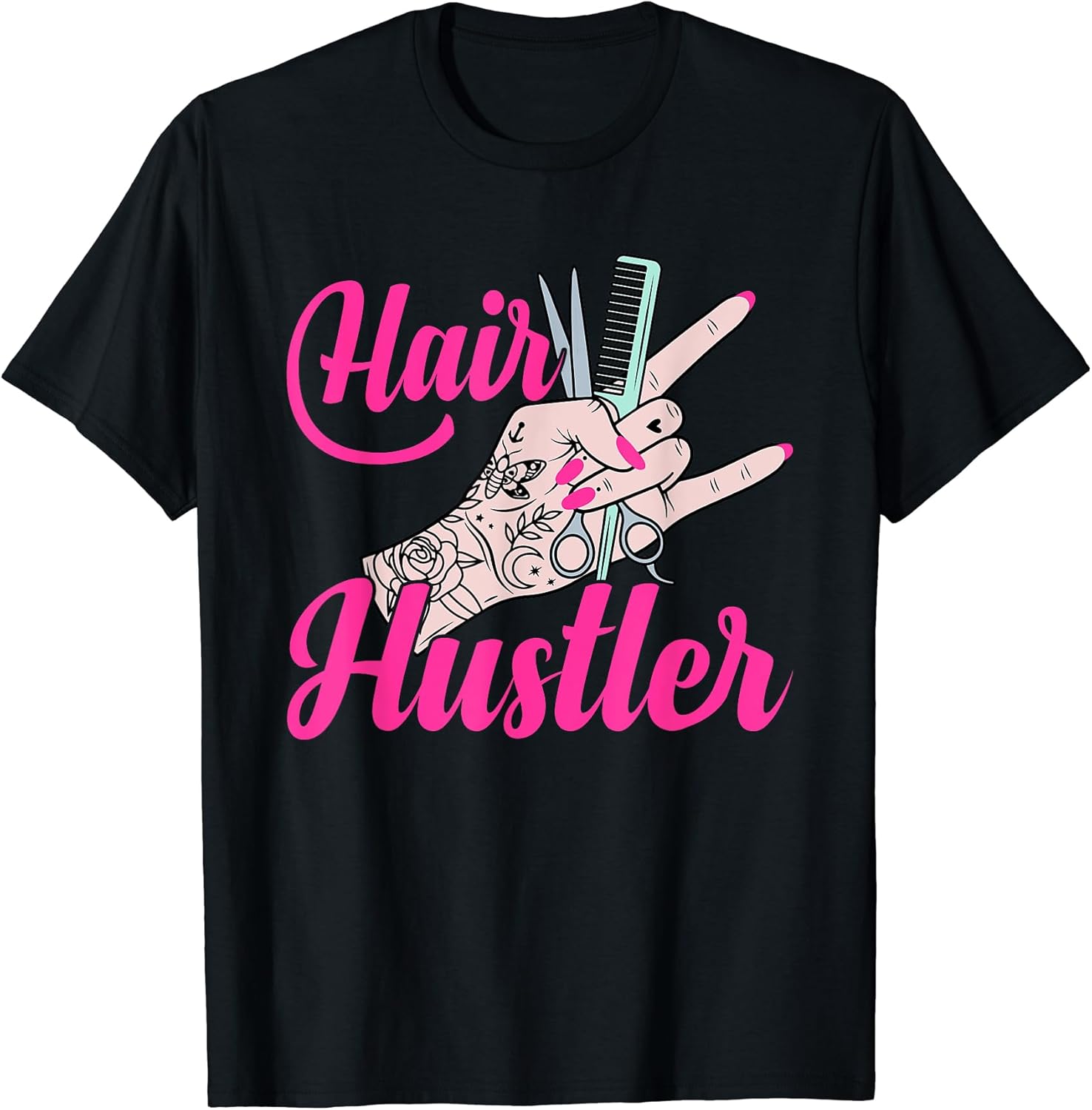 Hair Beautician Barber Salon Tonsorialist Tee