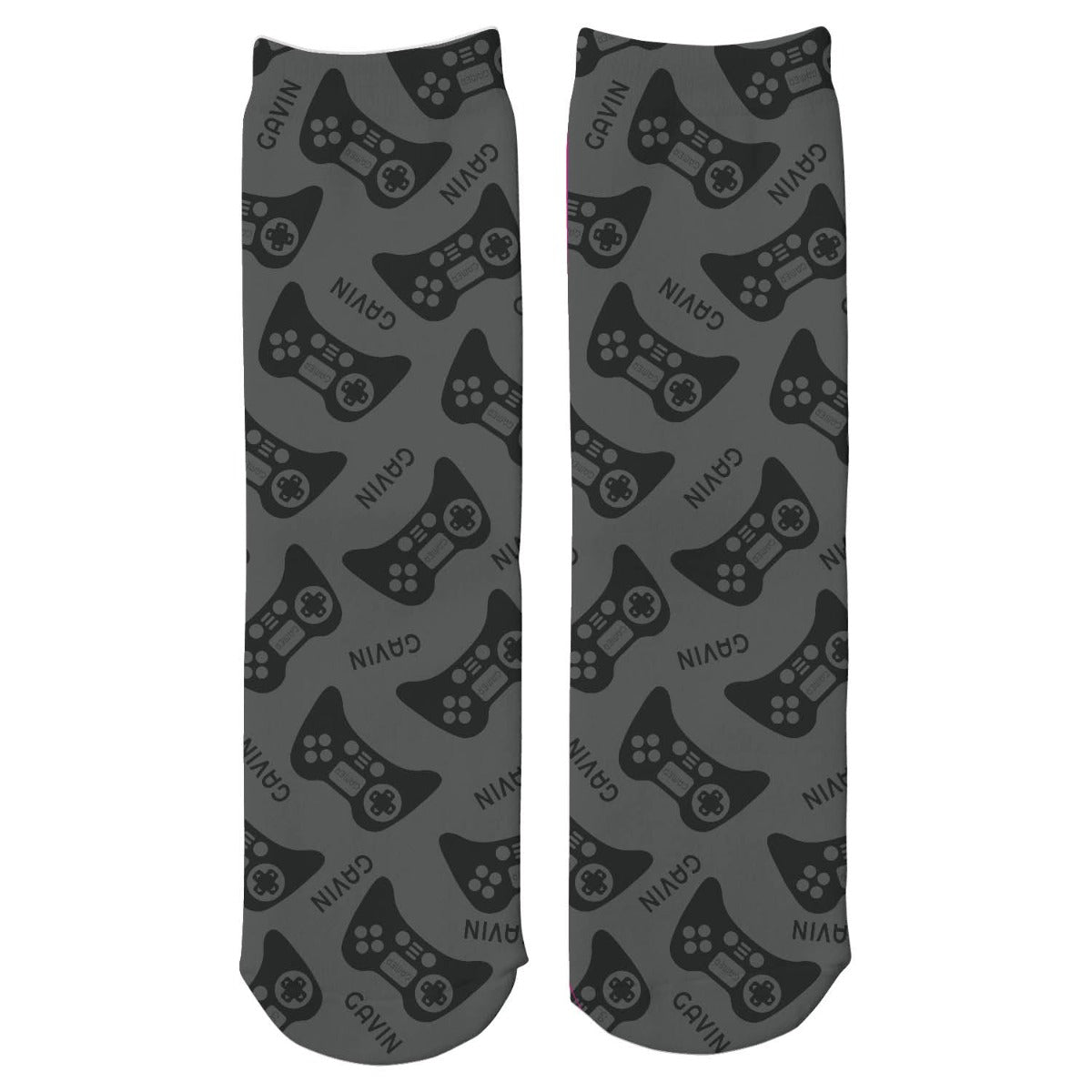 I'm Busy Gaming Personalized Adult Crew Socks