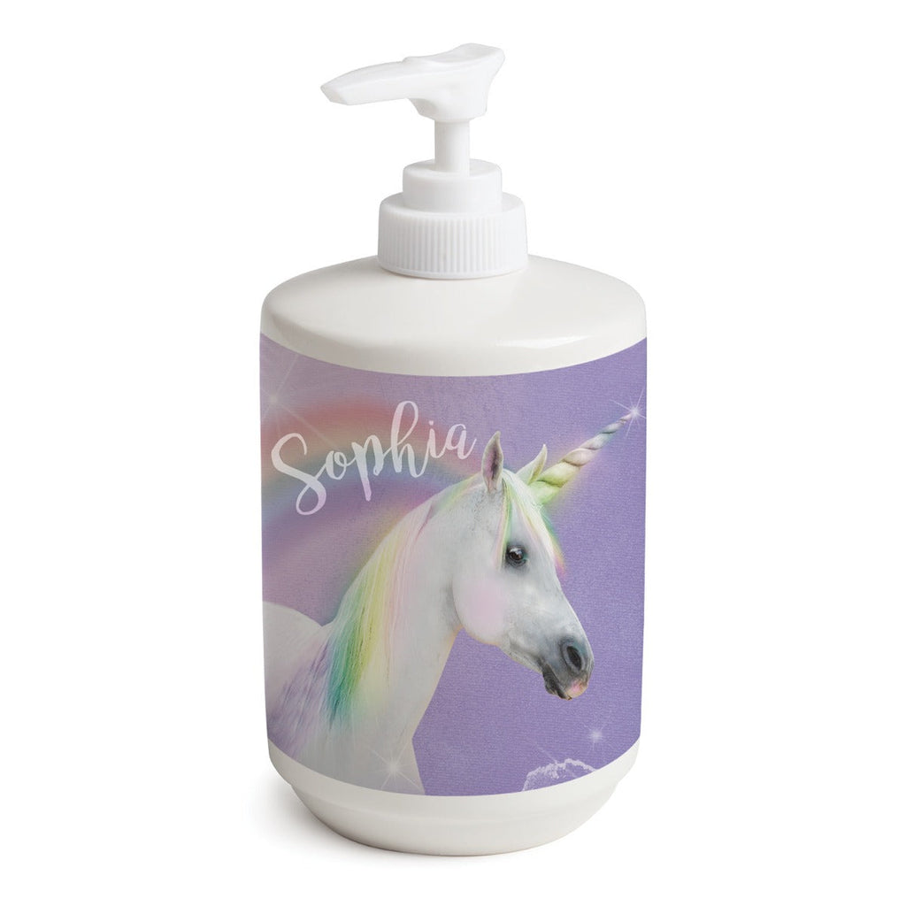 Magical Unicorn Personalized Soap Dispenser