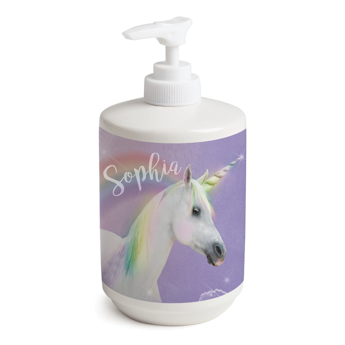 Magical Unicorn Personalized Soap Dispenser
