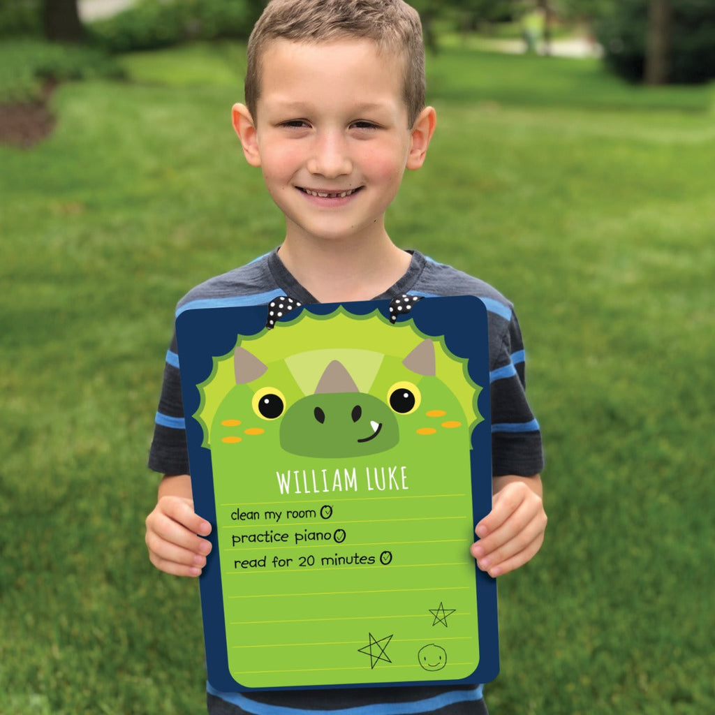 Dinosaur Personalized Hanging Dry-Erase Board