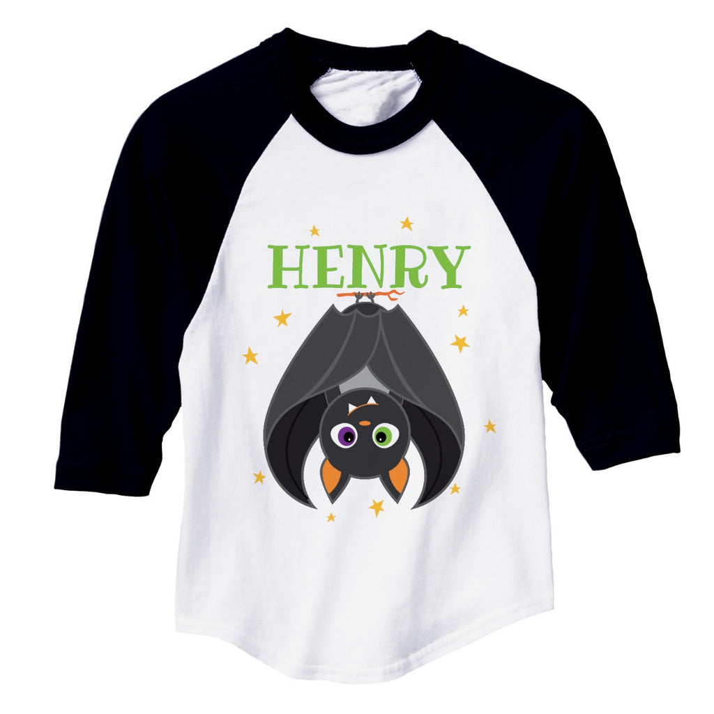 Spooky Bat Personalized Youth Sports Jersey