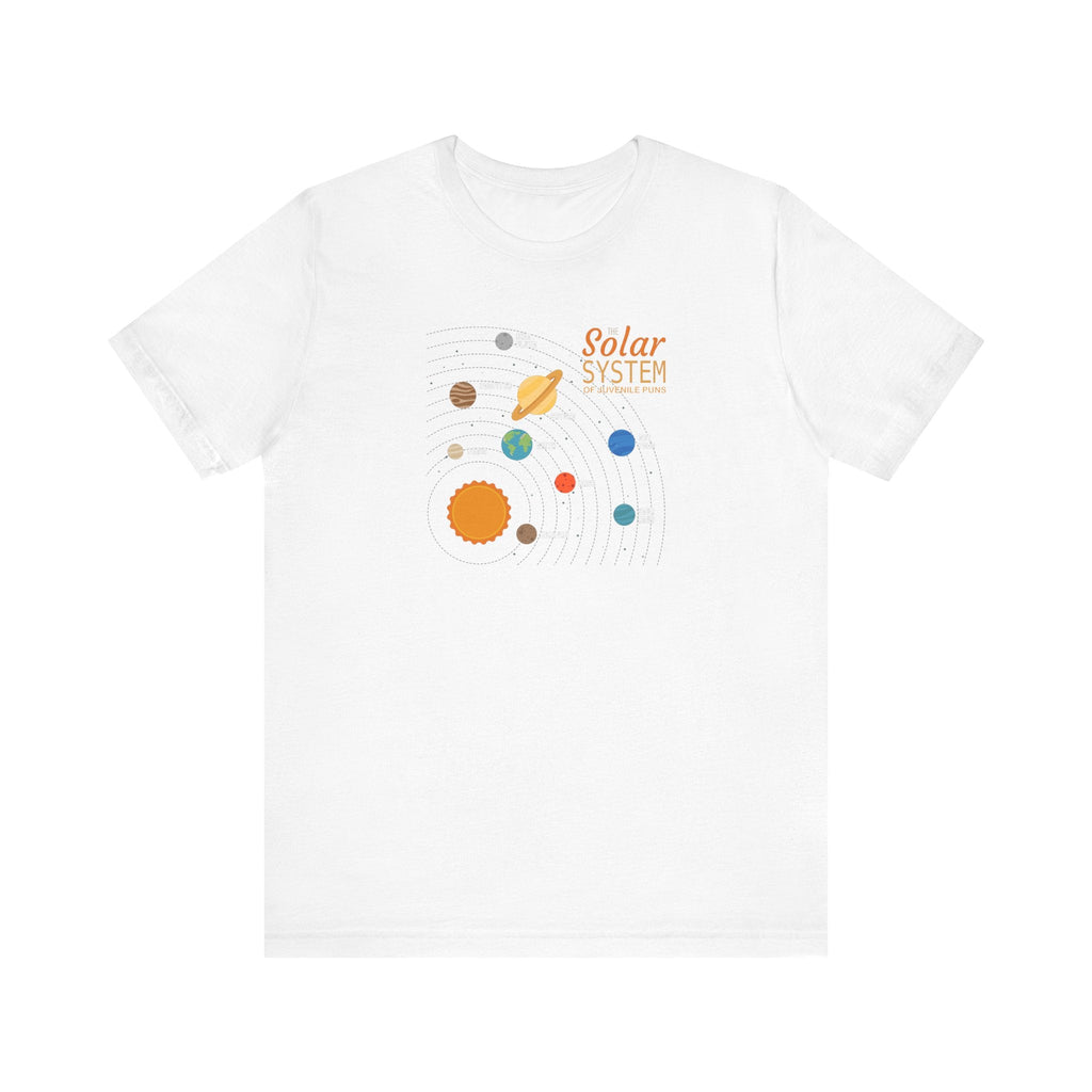The Solar System Of Juvenile Puns - Men's T-Shirt