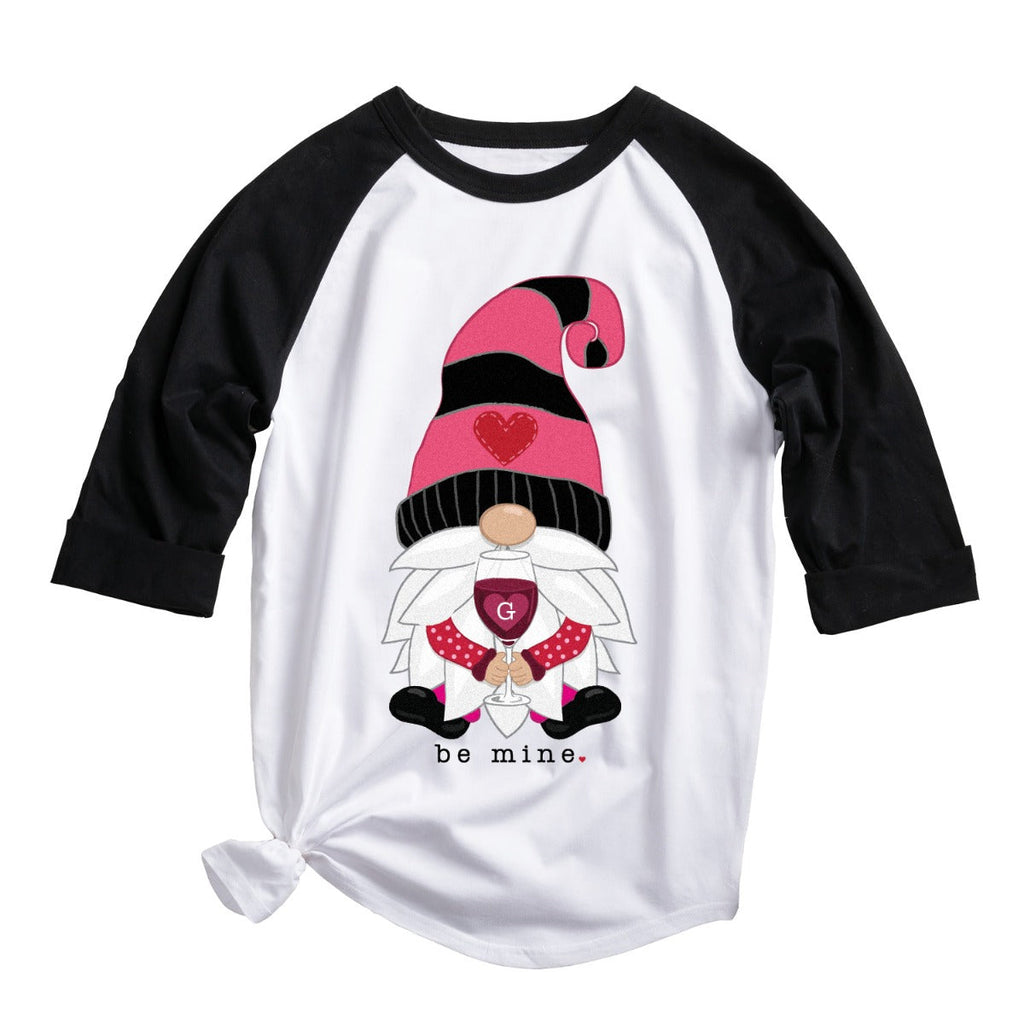 Be Mine Valentine Wine Gnome Personalized Adult Sports Jersey