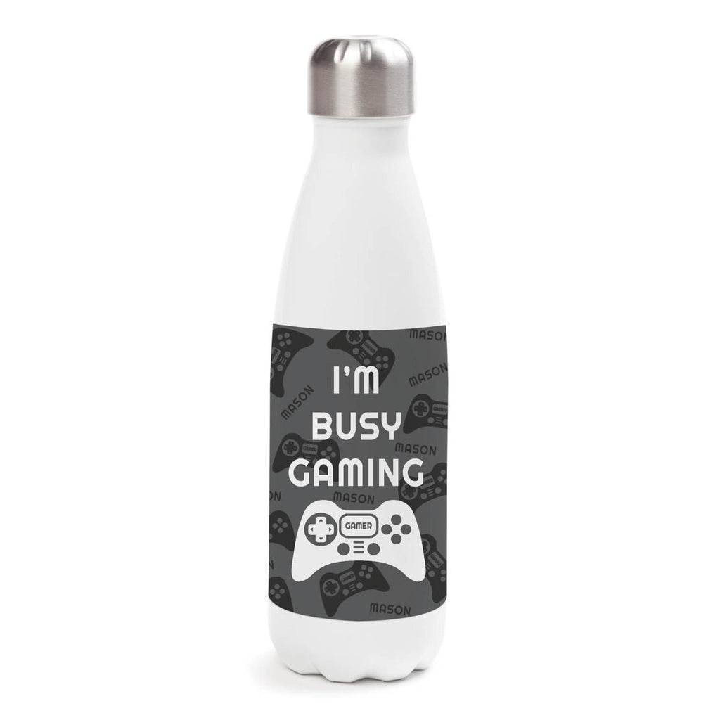 I'm Busy Gaming Stainless Steel Water Bottle