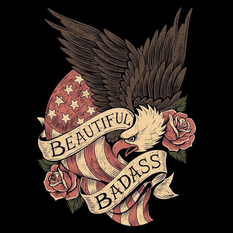 Women's Beautiful Badass Revolution Flowy Tank - Black